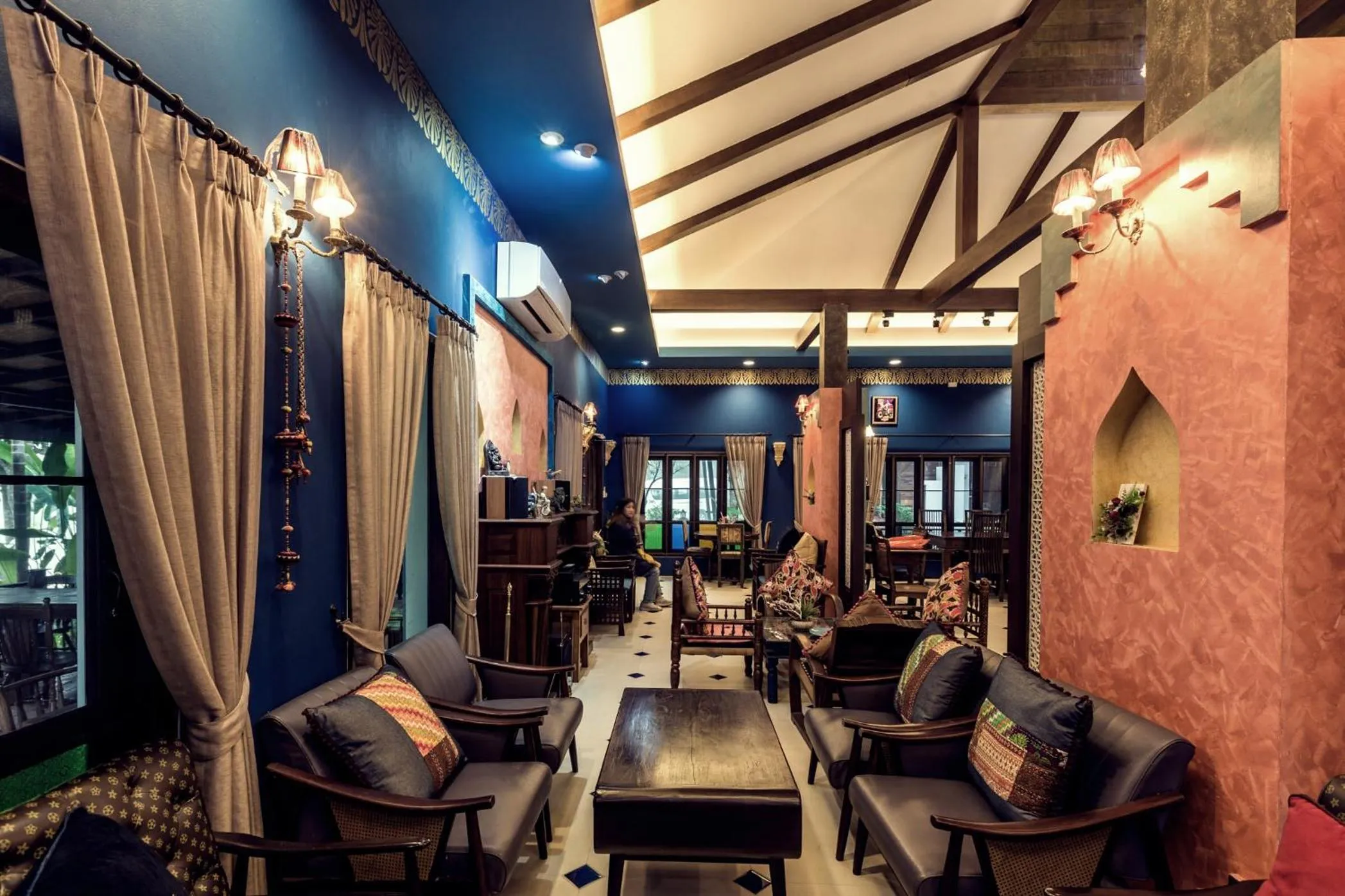 Seating area in Buraphat Resort