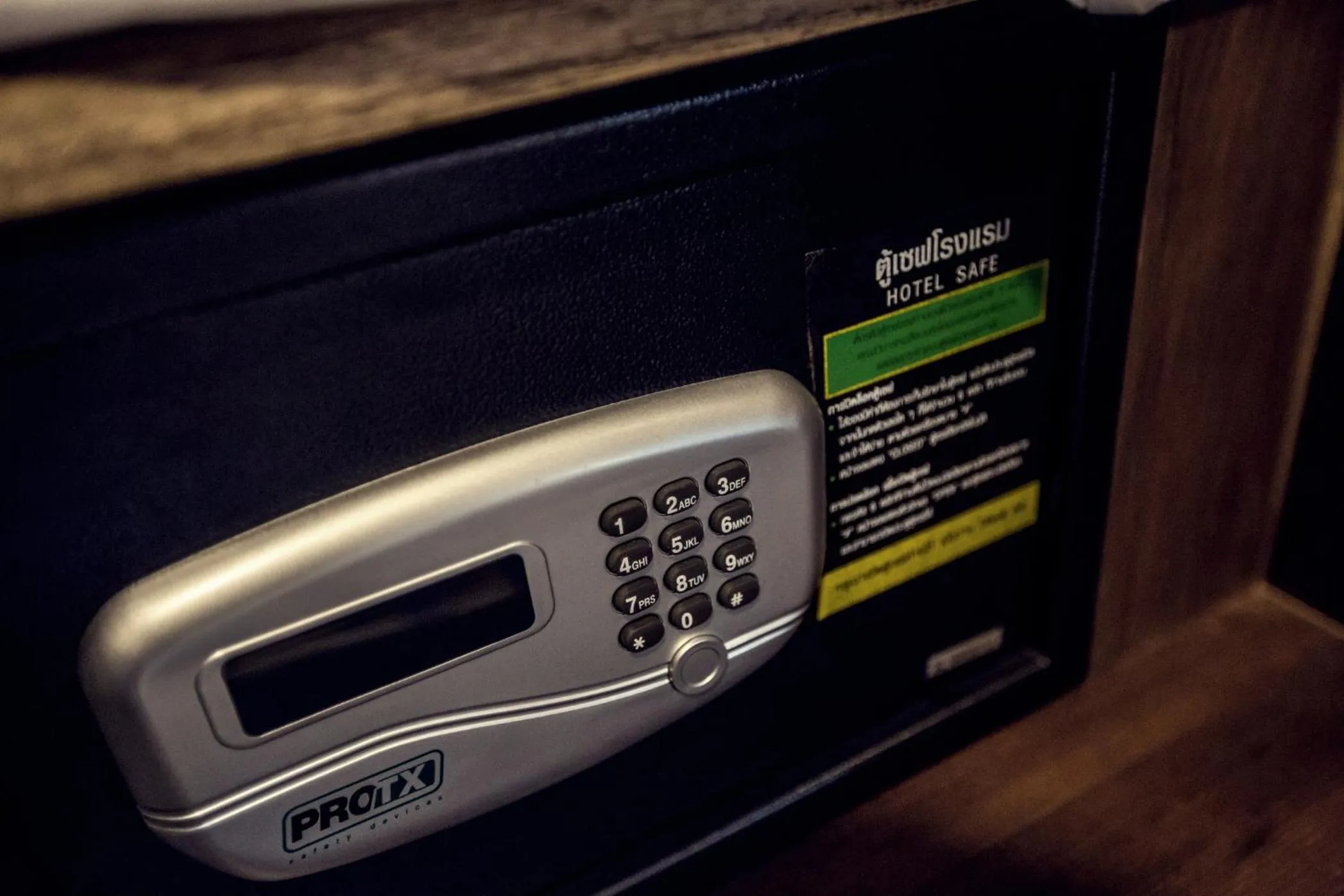 safe in Buraphat Resort