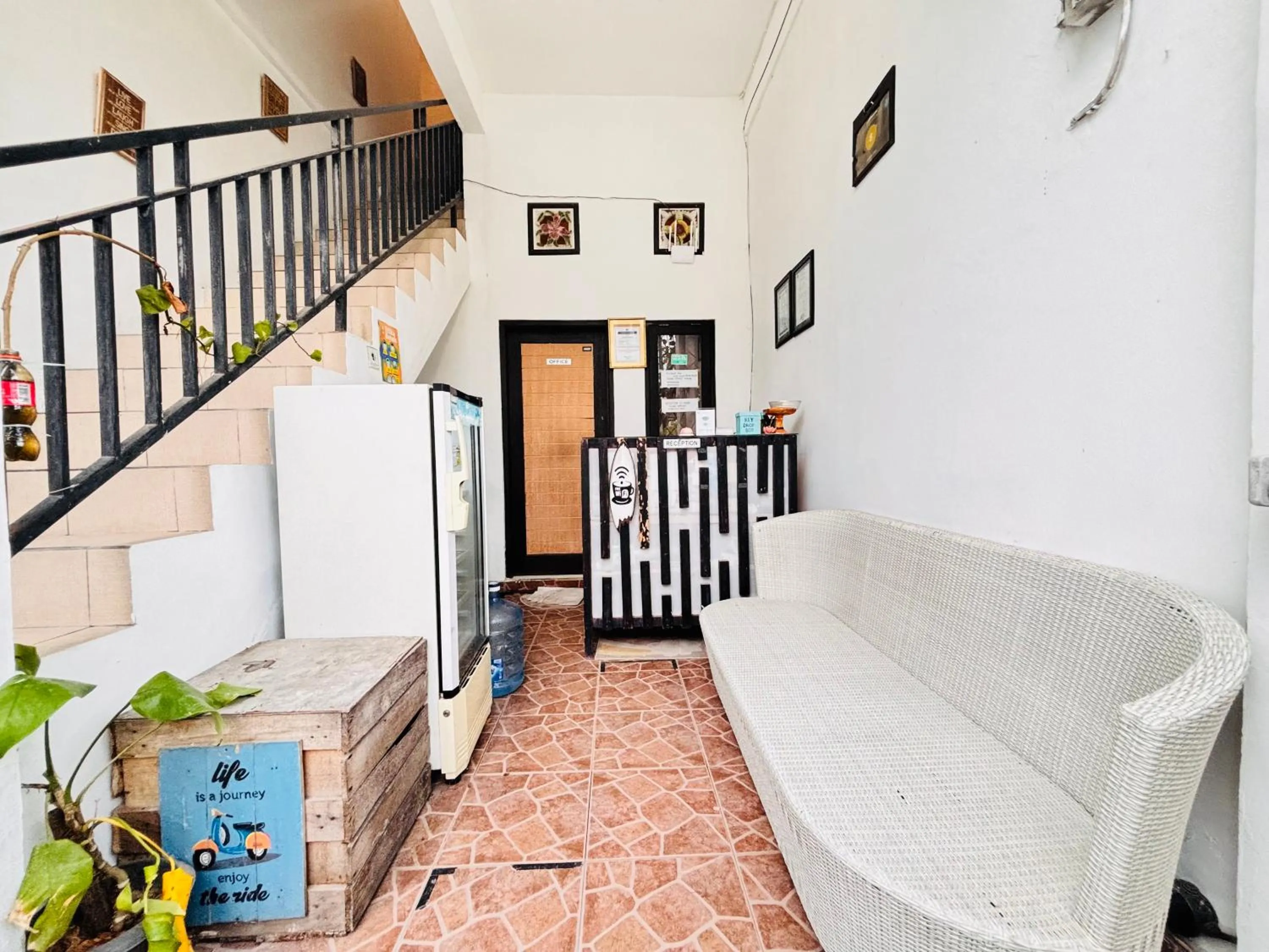 Lobby or reception in Akatara Stay