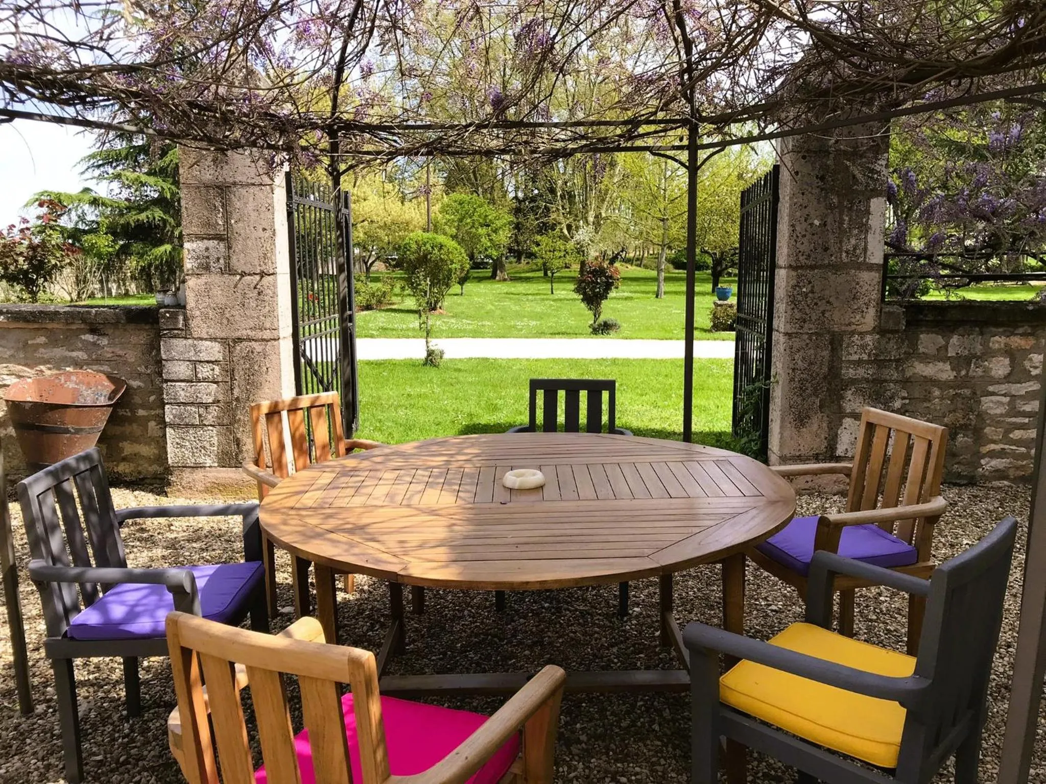 Garden in Domaine Pont Juillet