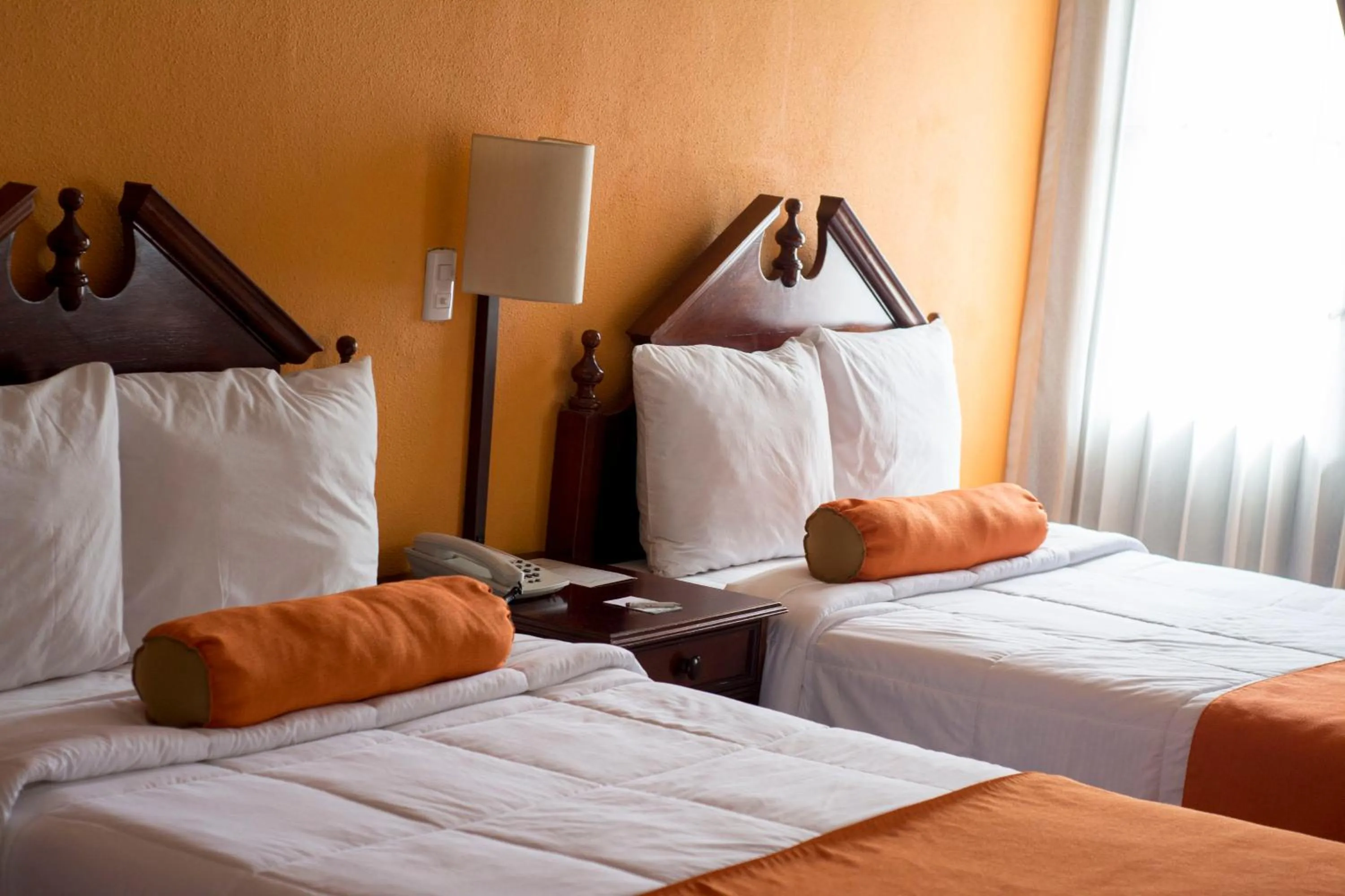 Bed in Hotel Royal Palace