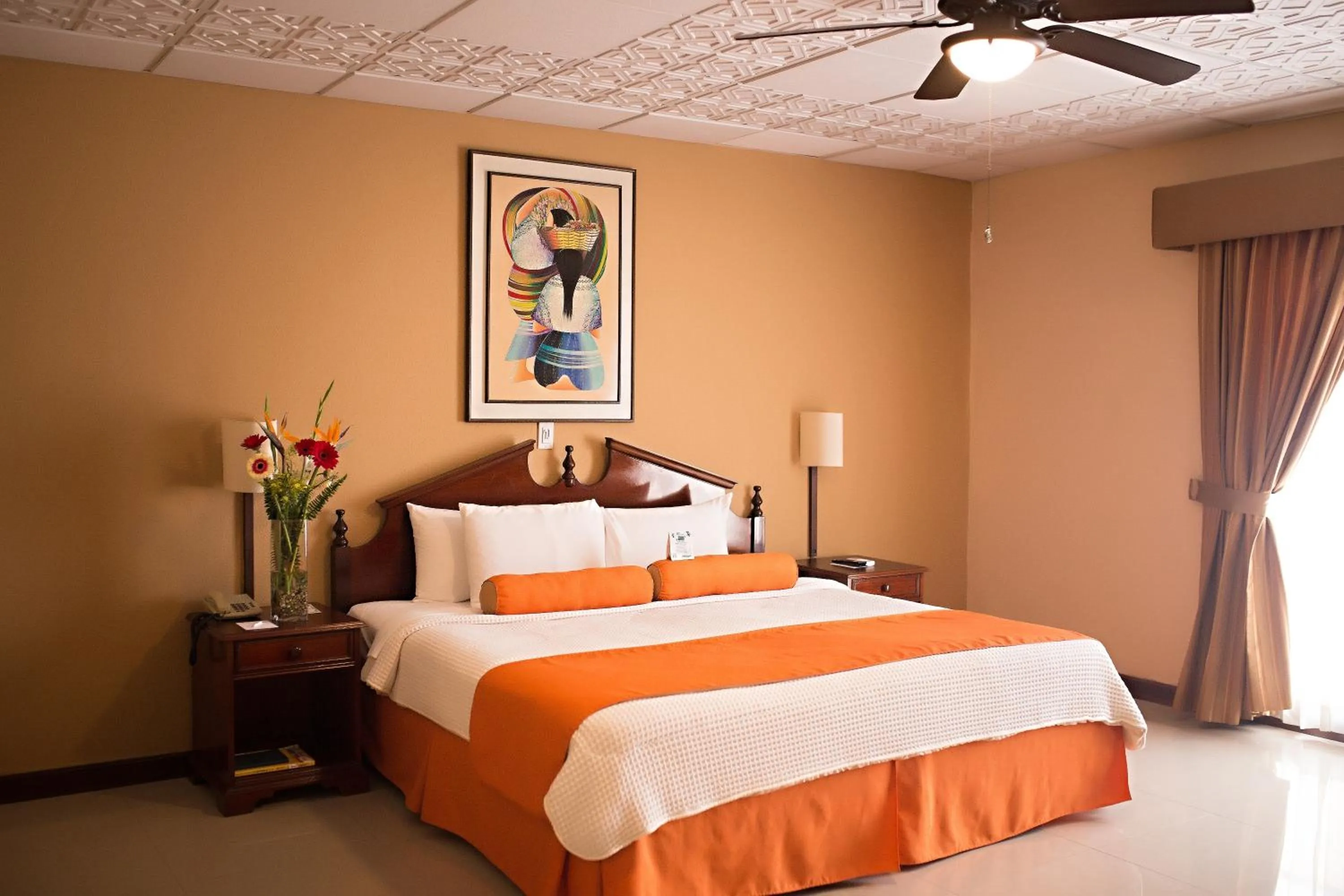 Bed in Hotel Royal Palace