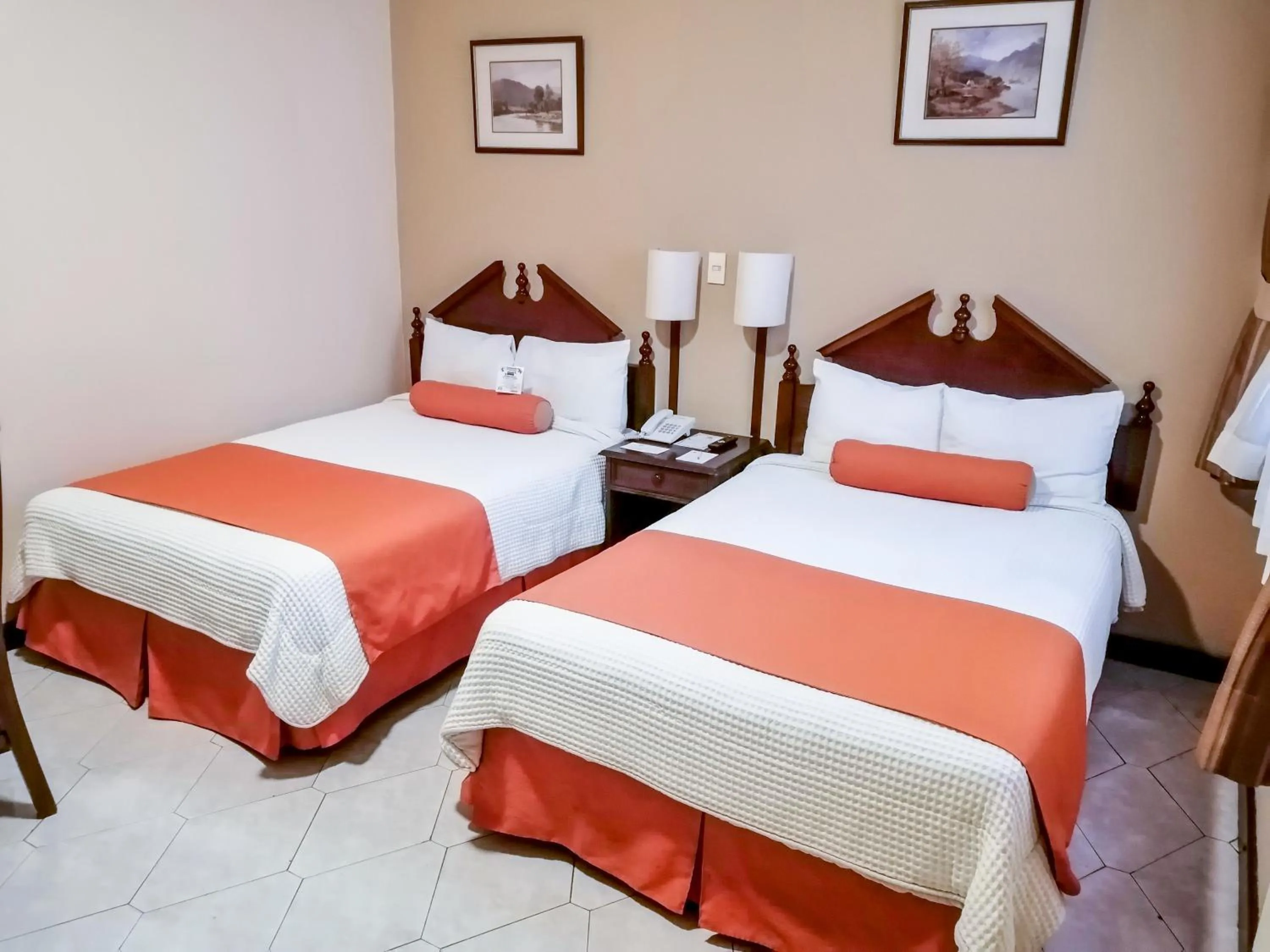 Bed in Hotel Royal Palace