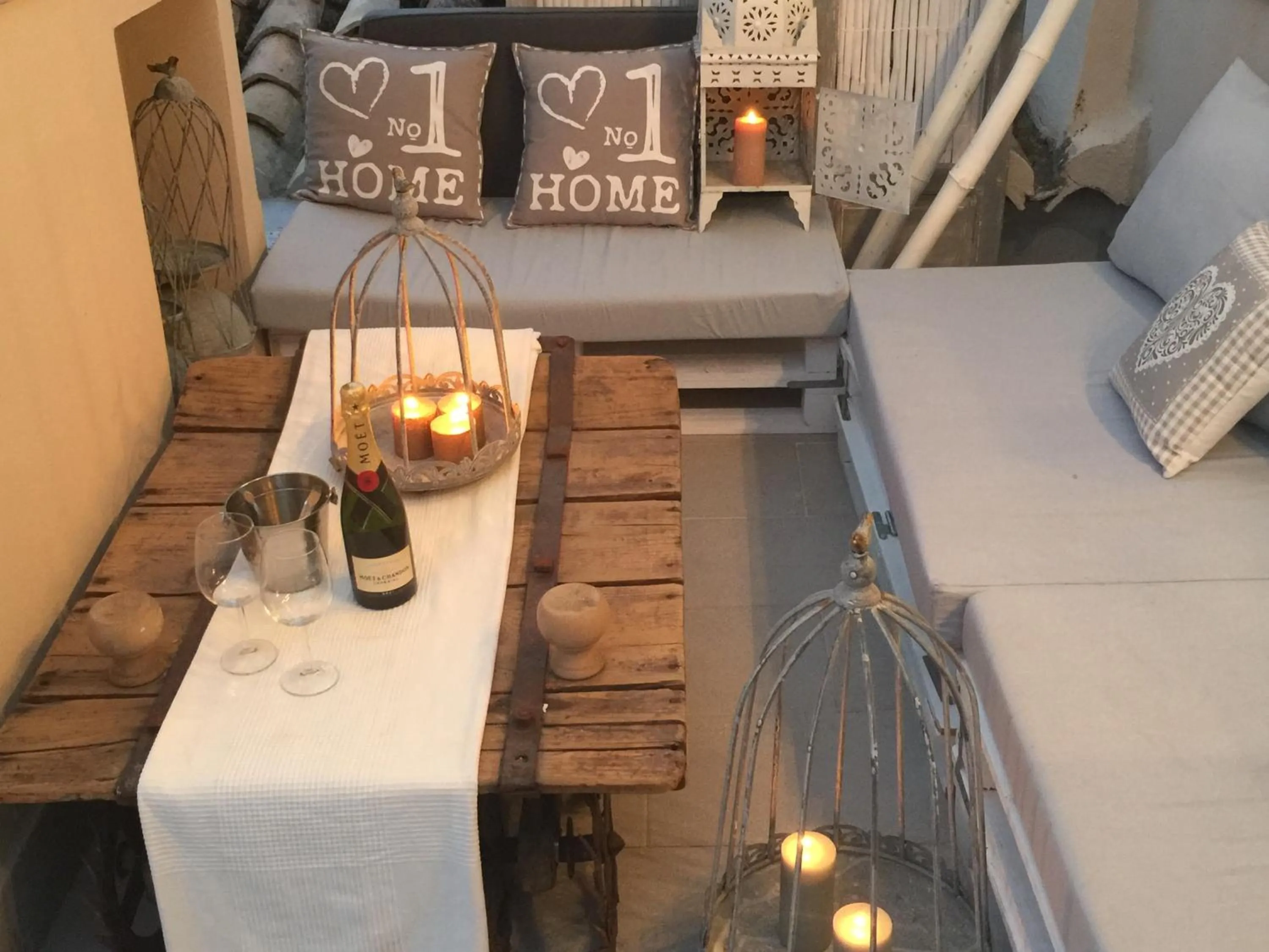 Balcony/Terrace, Bed in Palacio Almagra