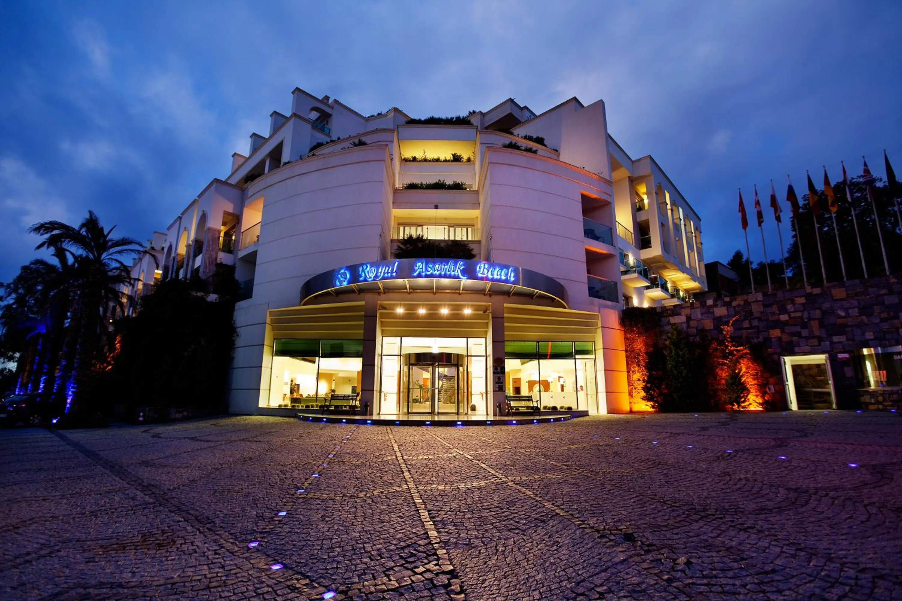 Facade/entrance in Royal Asarlik Beach Hotel