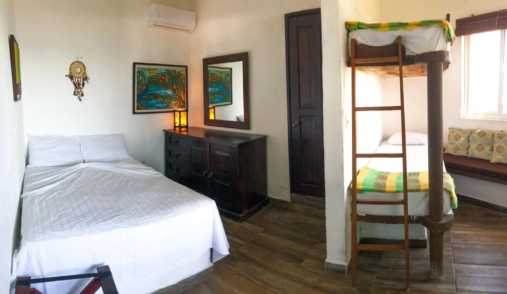 Quadruple Room with Balcony in Marbella Eco Lodge