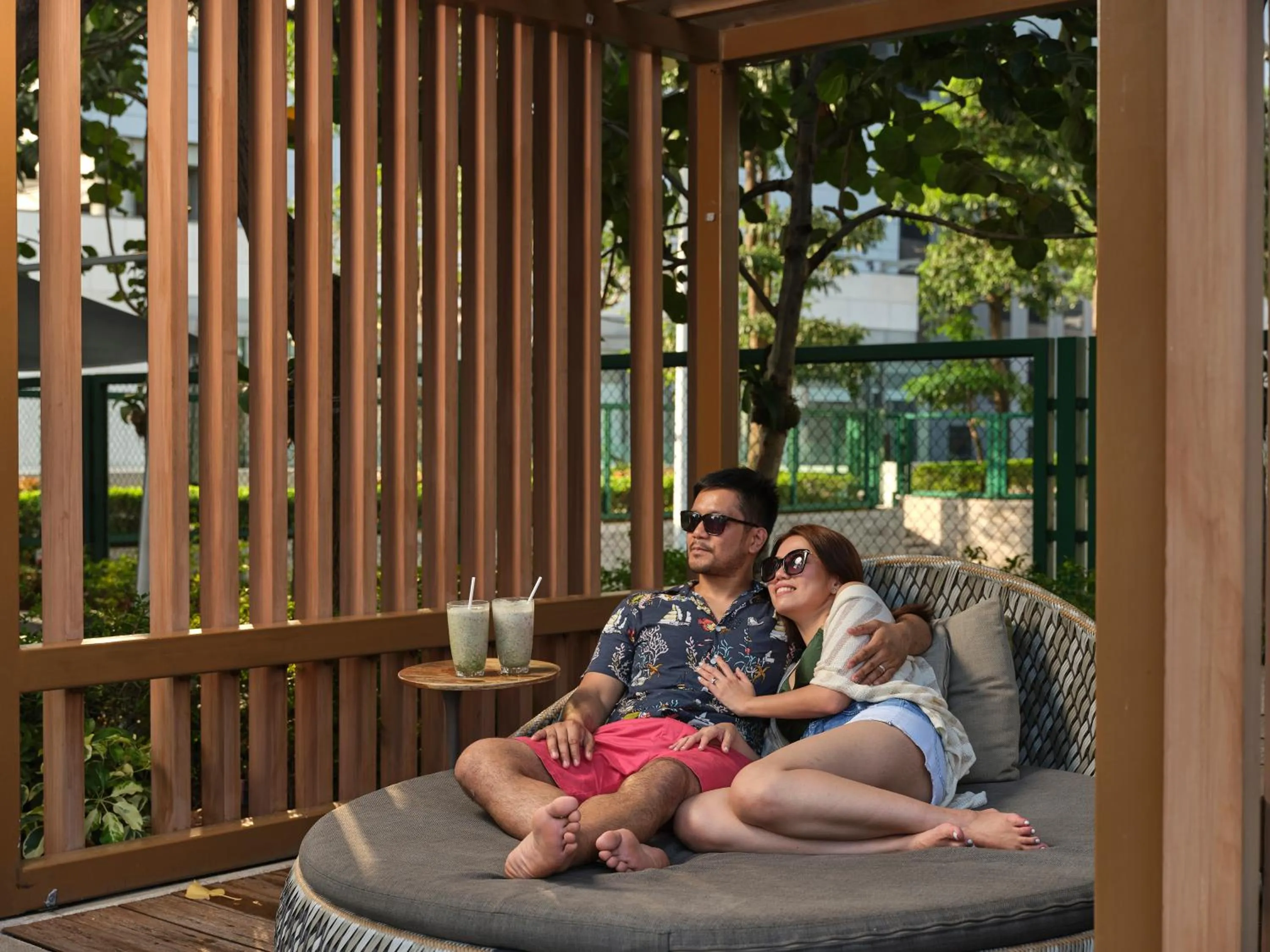 People in Shangri-La The Fort, Manila