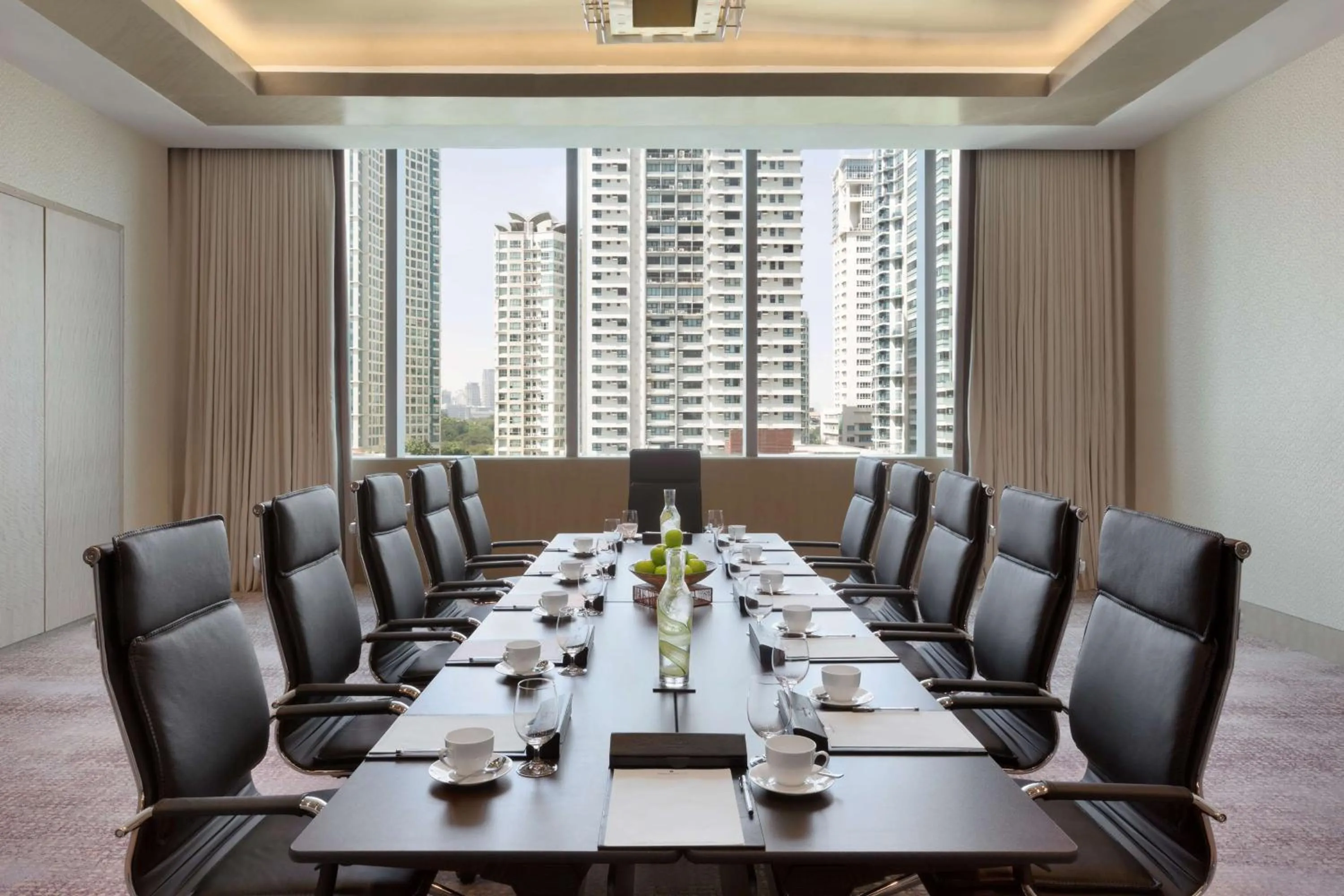 On site in Shangri-La The Fort, Manila