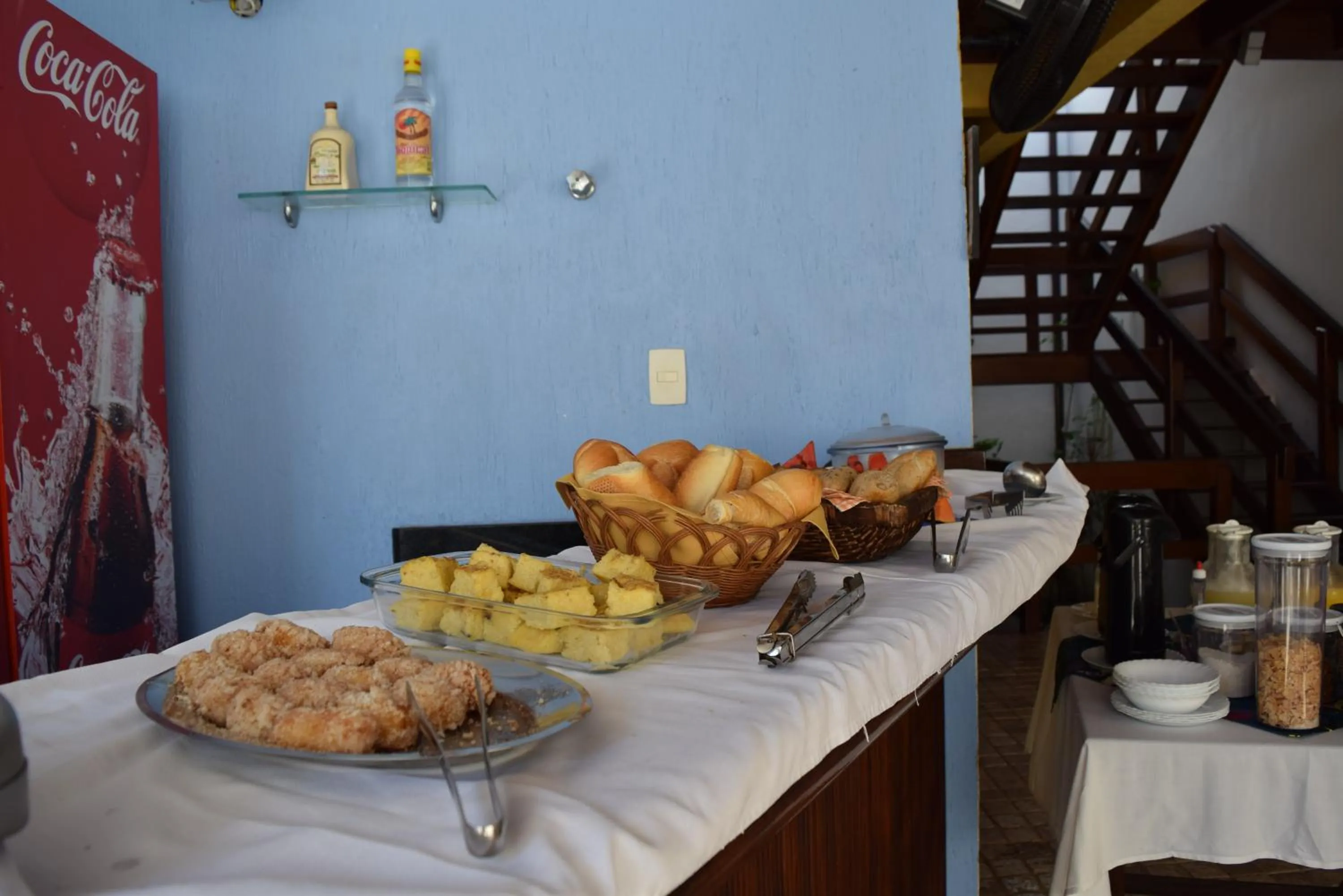 Continental breakfast in Hotel Pousada Encanto de Itapoan
