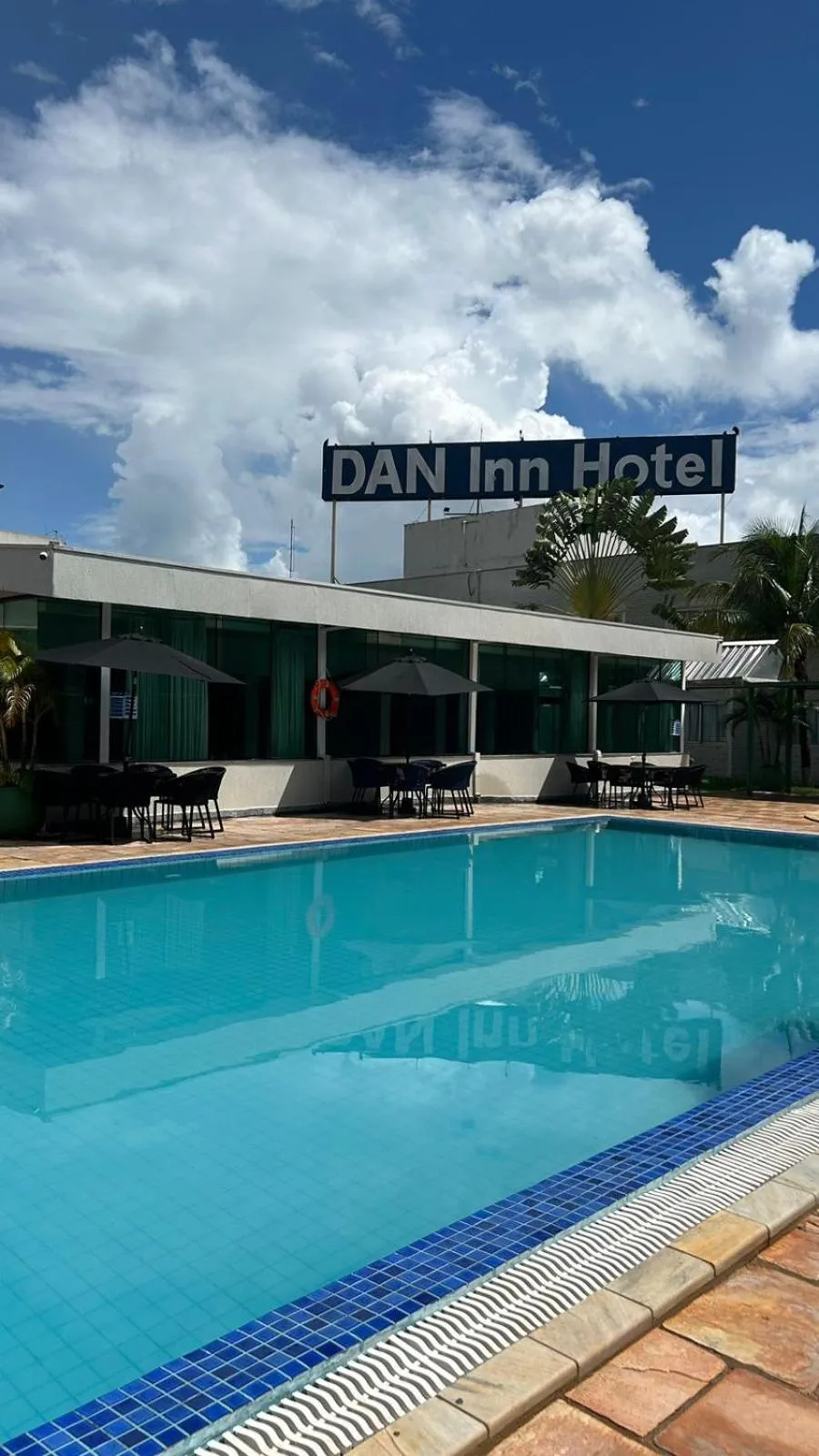 Pool view in Hotel Dan Inn Uberaba & Convenções By Nacional Inn