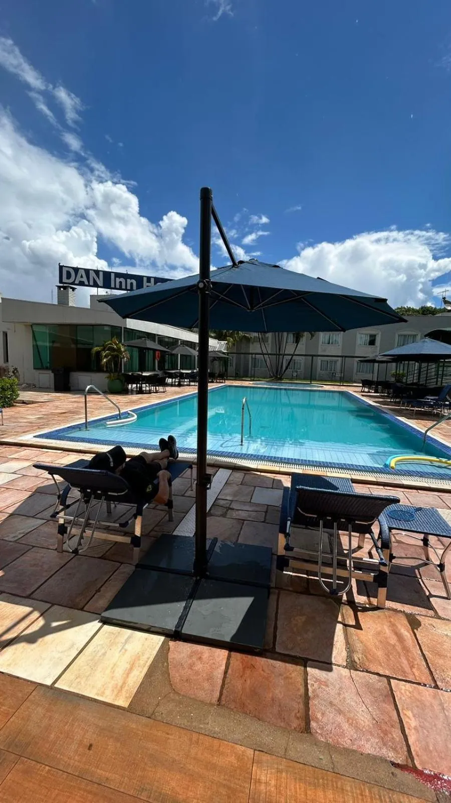 Pool view in Hotel Dan Inn Uberaba & Convenções By Nacional Inn