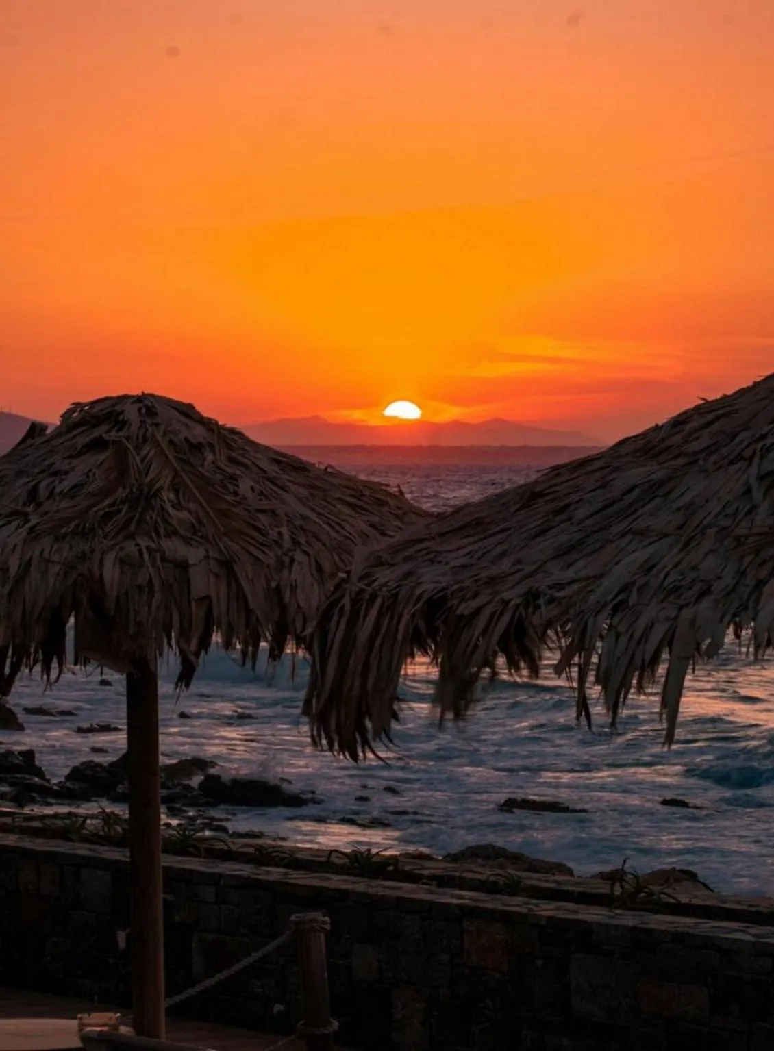 Sunset in Sissi Bay Resort