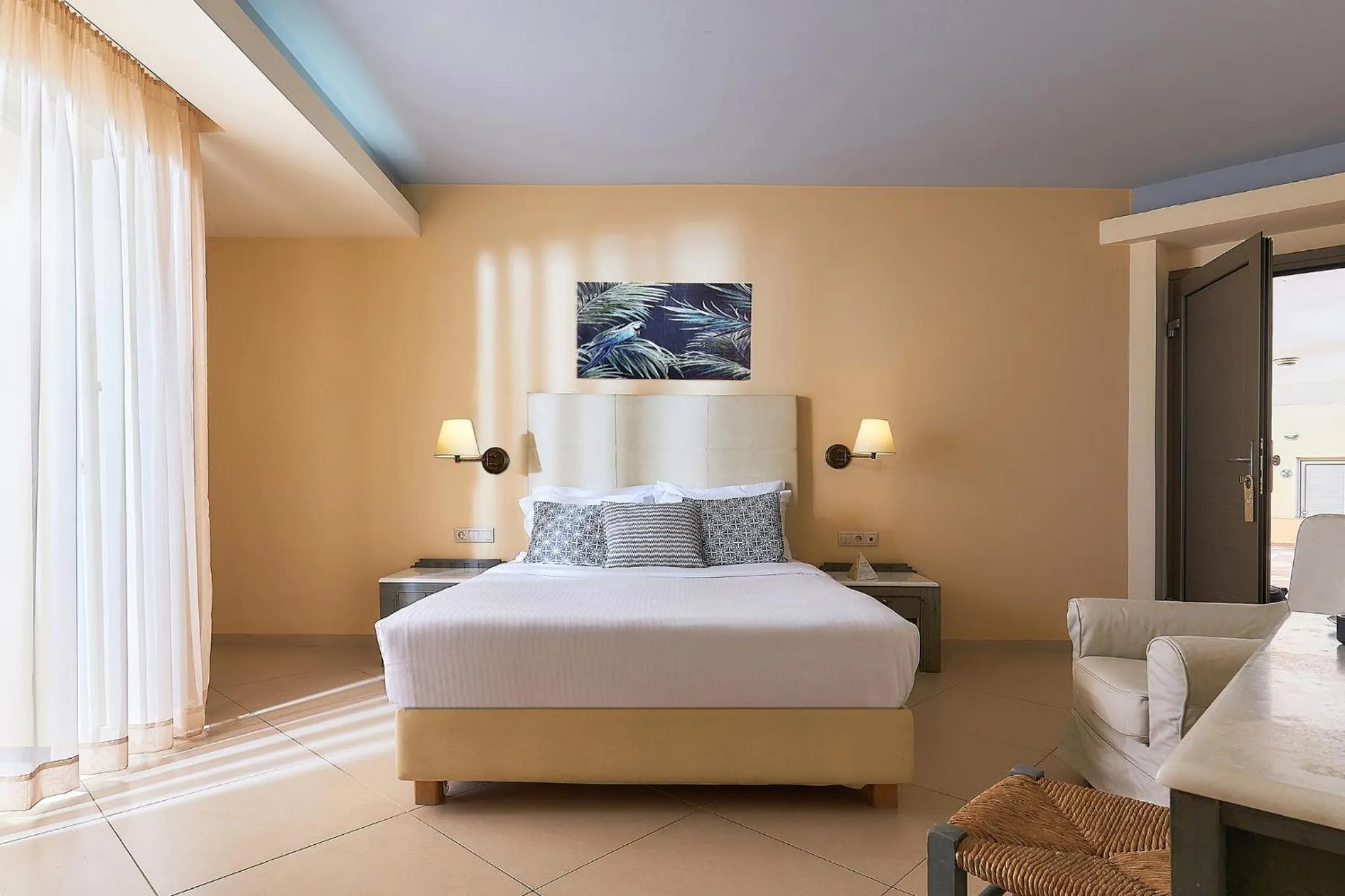 Bed in Sissi Bay Resort
