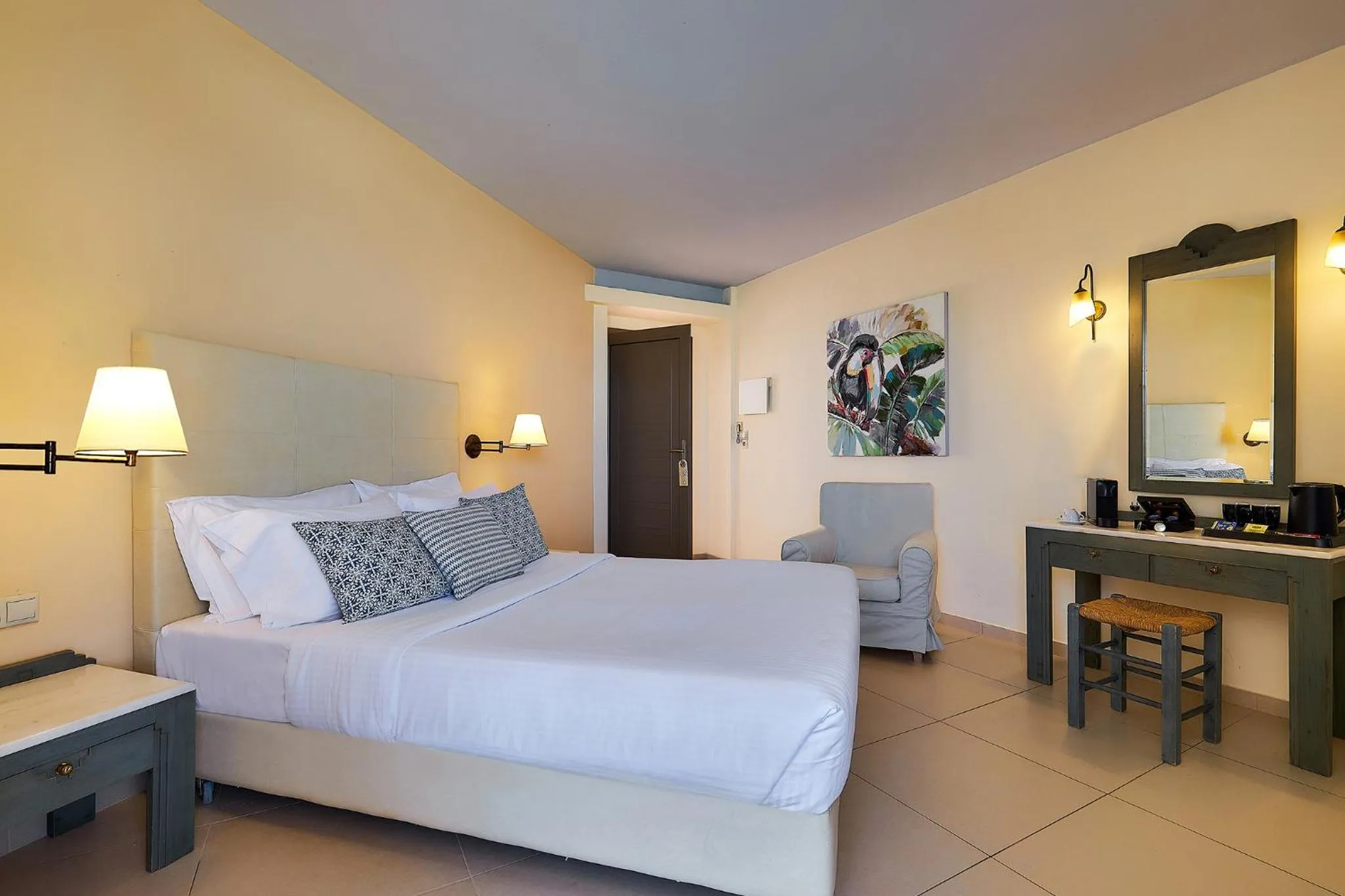 Bed in Sissi Bay Resort