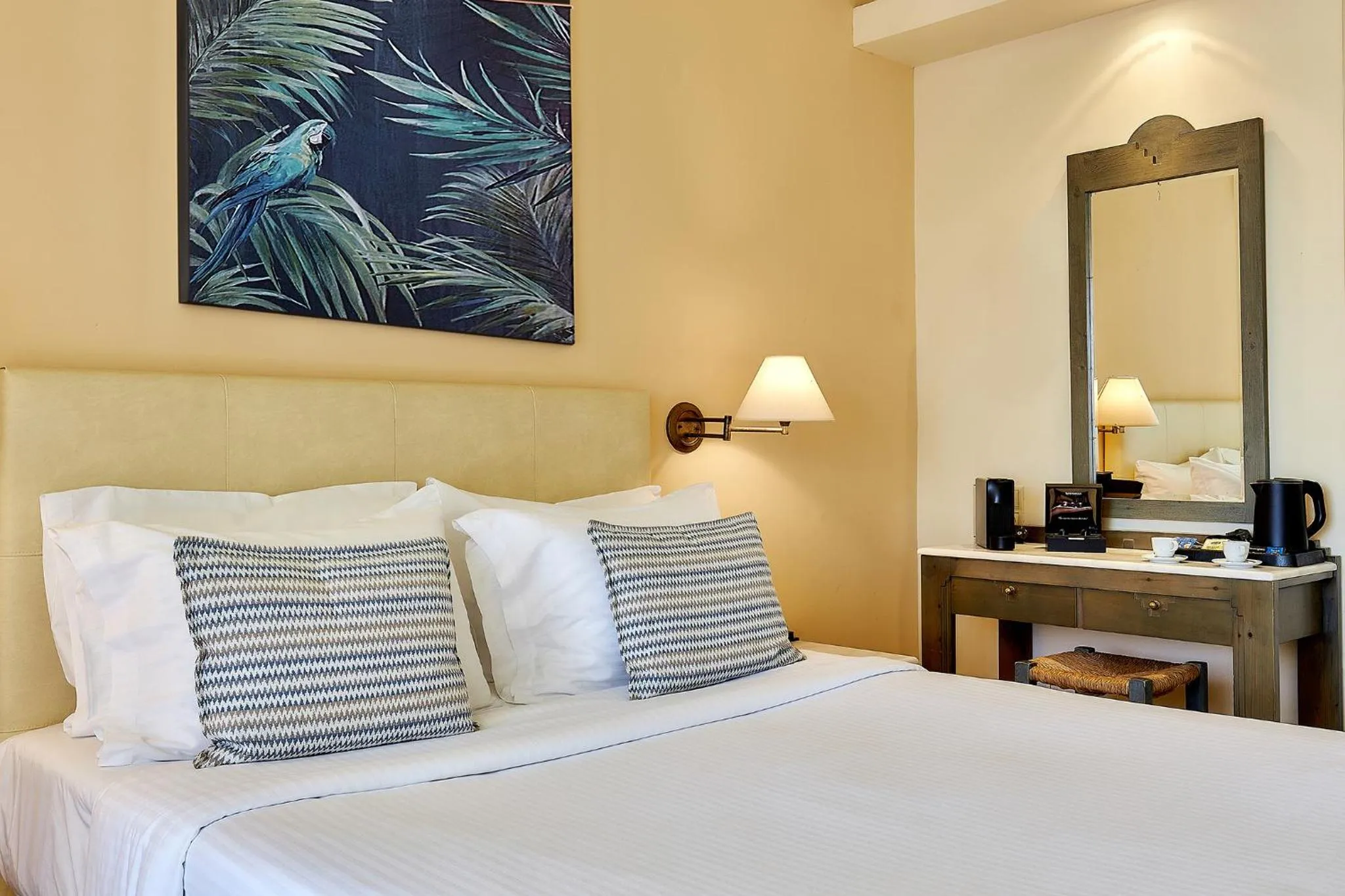 hair dresser, Bed in Sissi Bay Resort