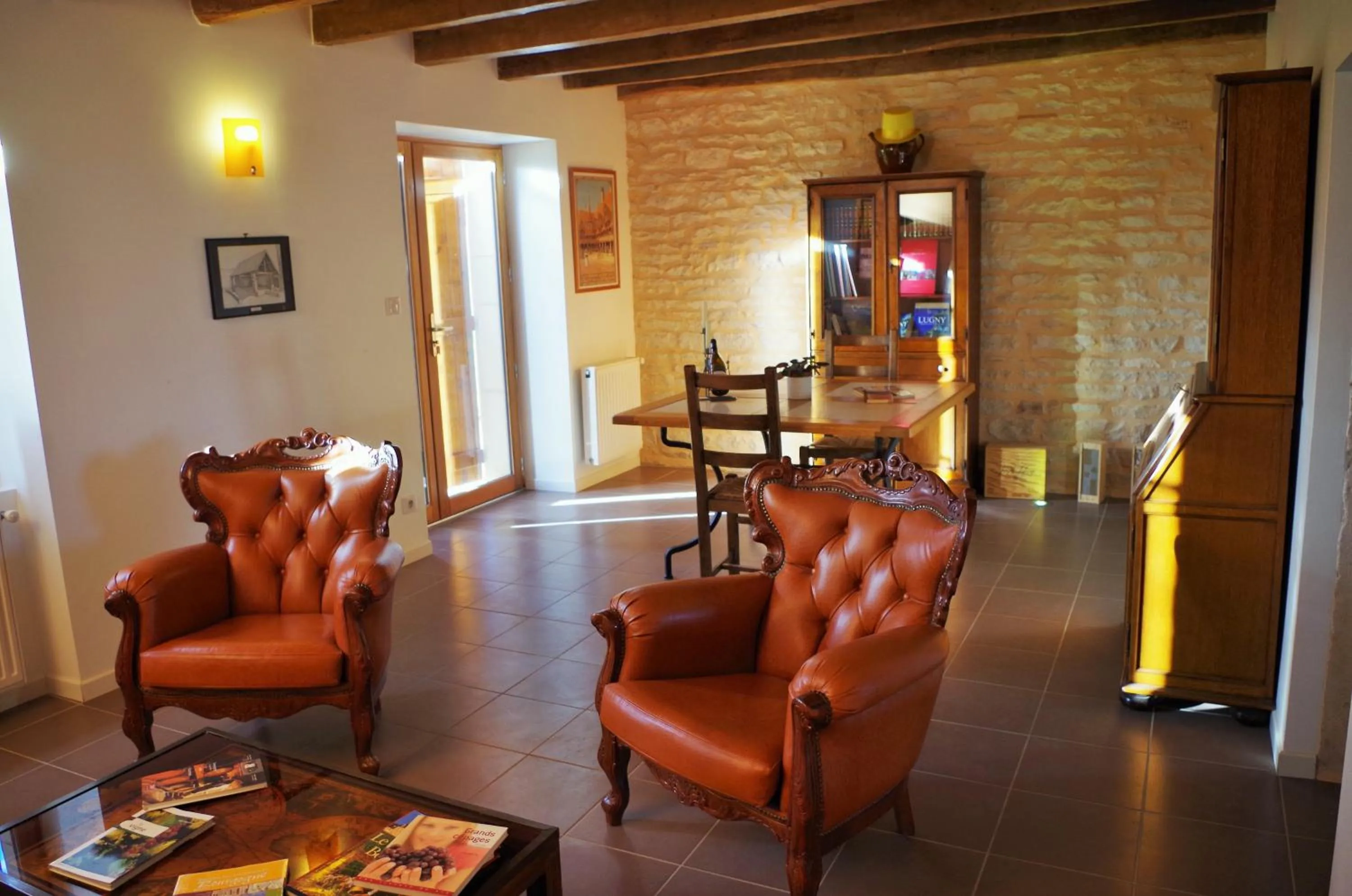 Living room in Domaine Joseph LAFARGE Wine Resort B&B