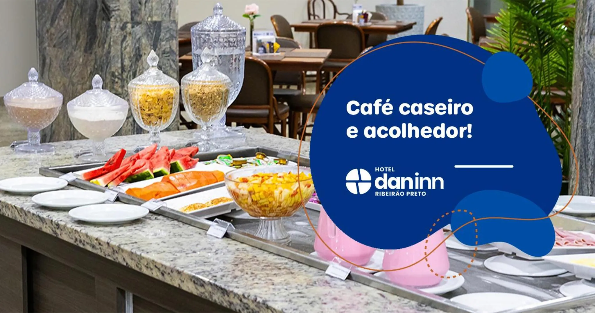 Breakfast in Hotel Dan Inn Ribeirão Preto By Nacional Inn