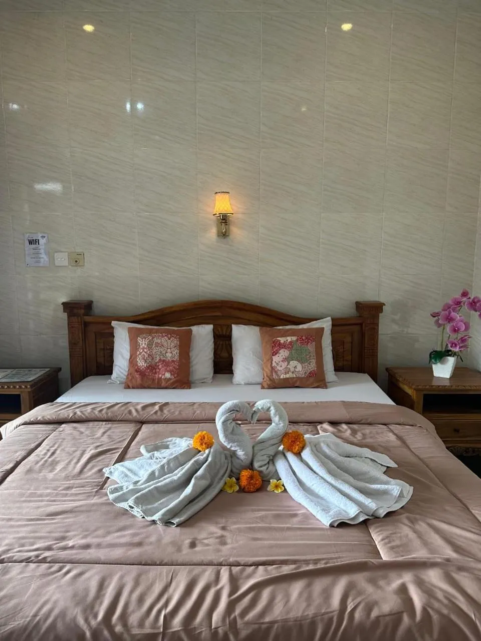 Bed in Rumah Ary Homestay & Spa