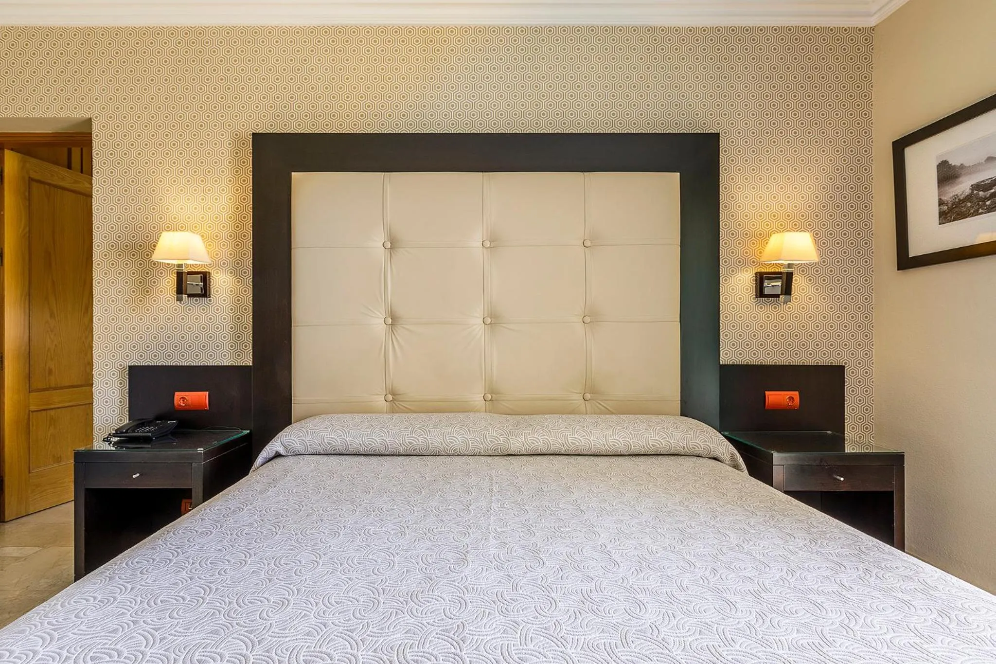 Bed in Hotel Torremar - Mares