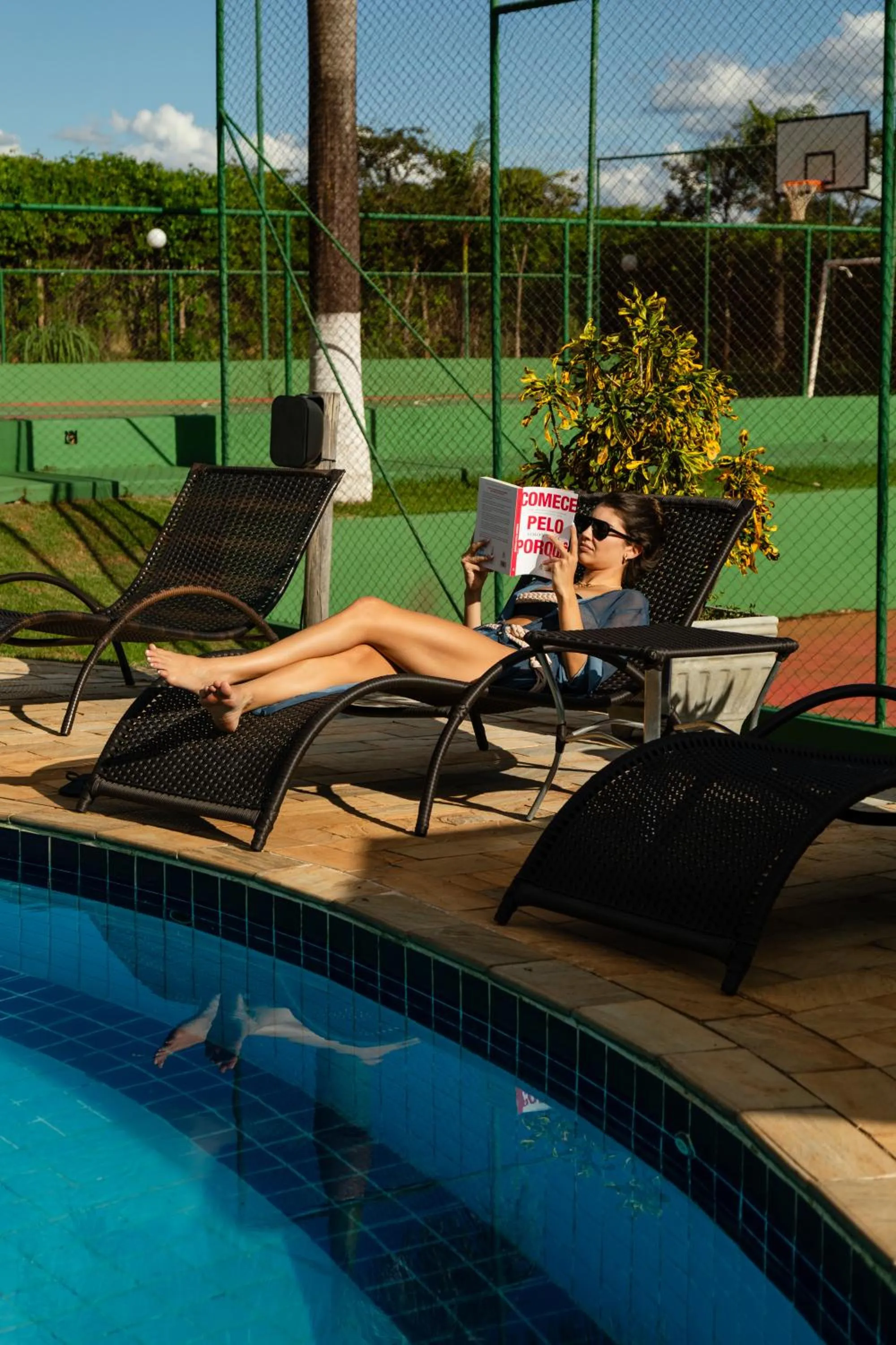 Swimming pool in Hotel Dan Inn Franca & Convenções By Nacional Inn