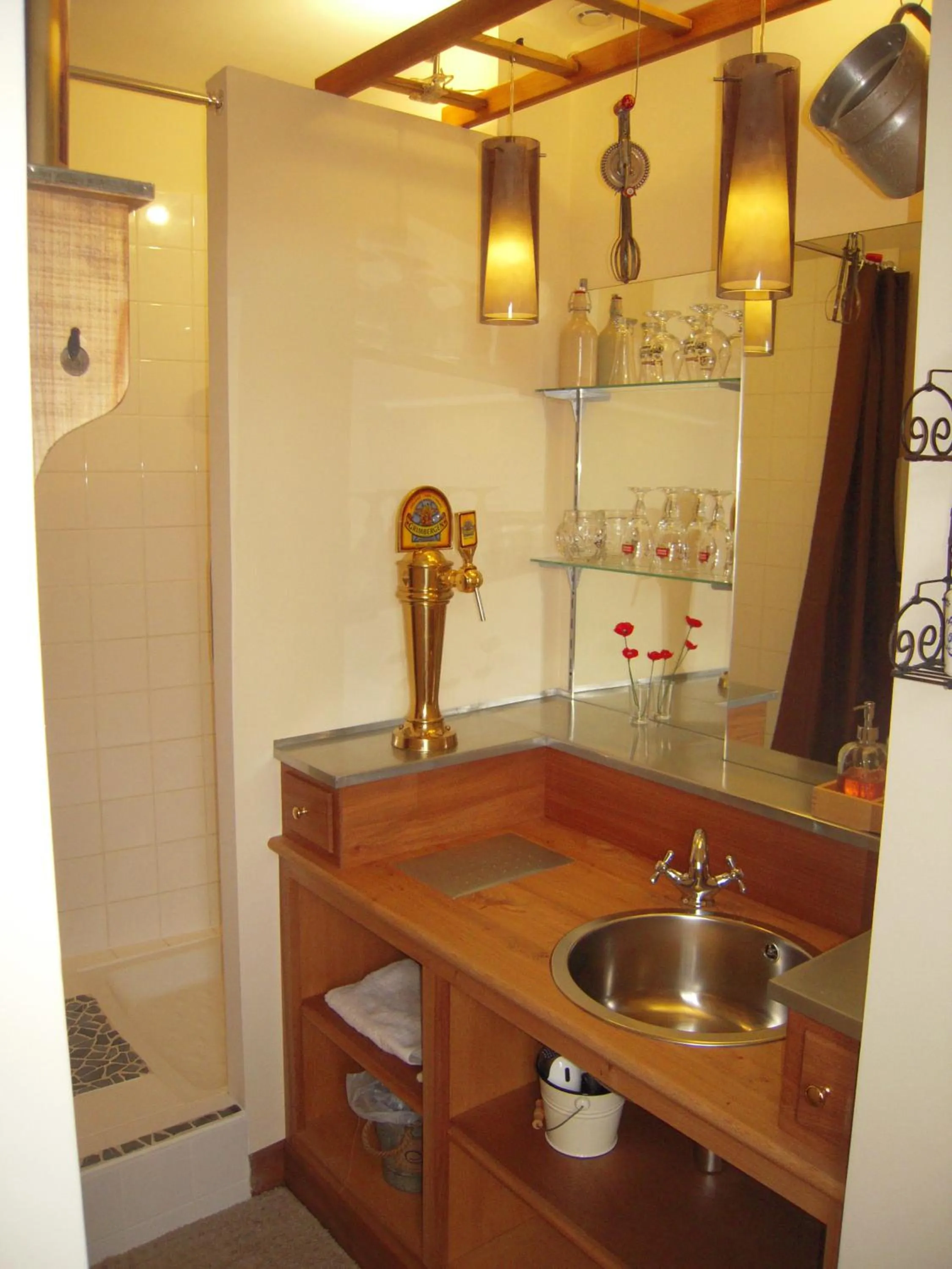 Bathroom in Bed&B La Ferme De L'ostrevent