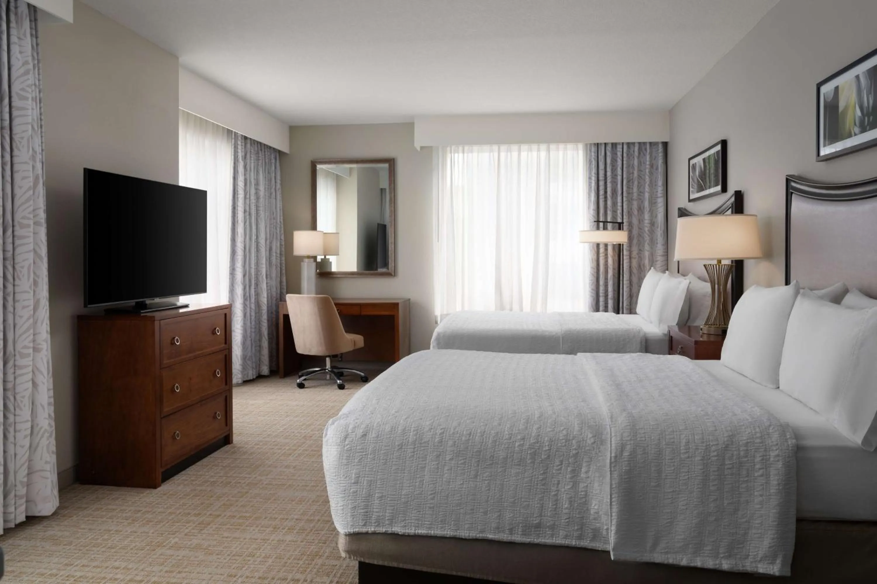 Bedroom, Bed in Hampton Inn & Suites Orlando/Downtown South - Medical Center