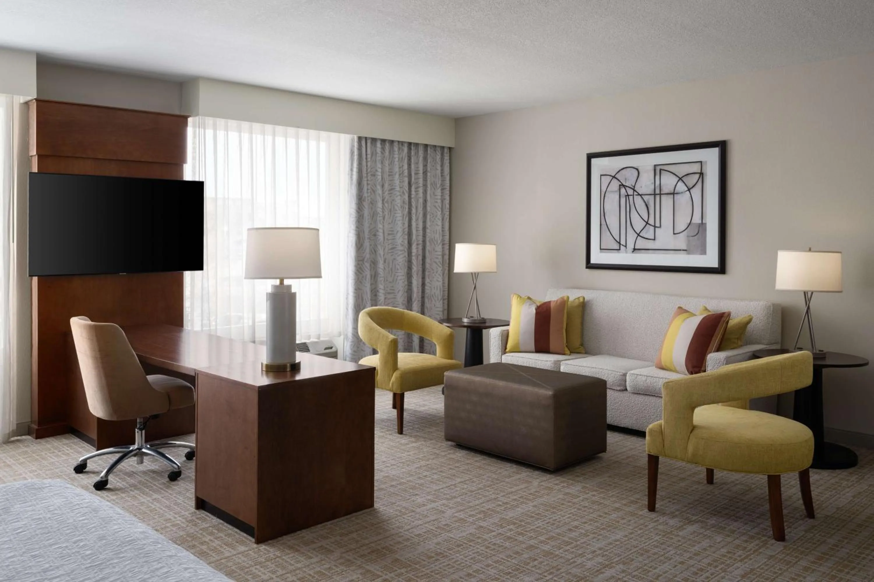 Bedroom in Hampton Inn & Suites Orlando/Downtown South - Medical Center