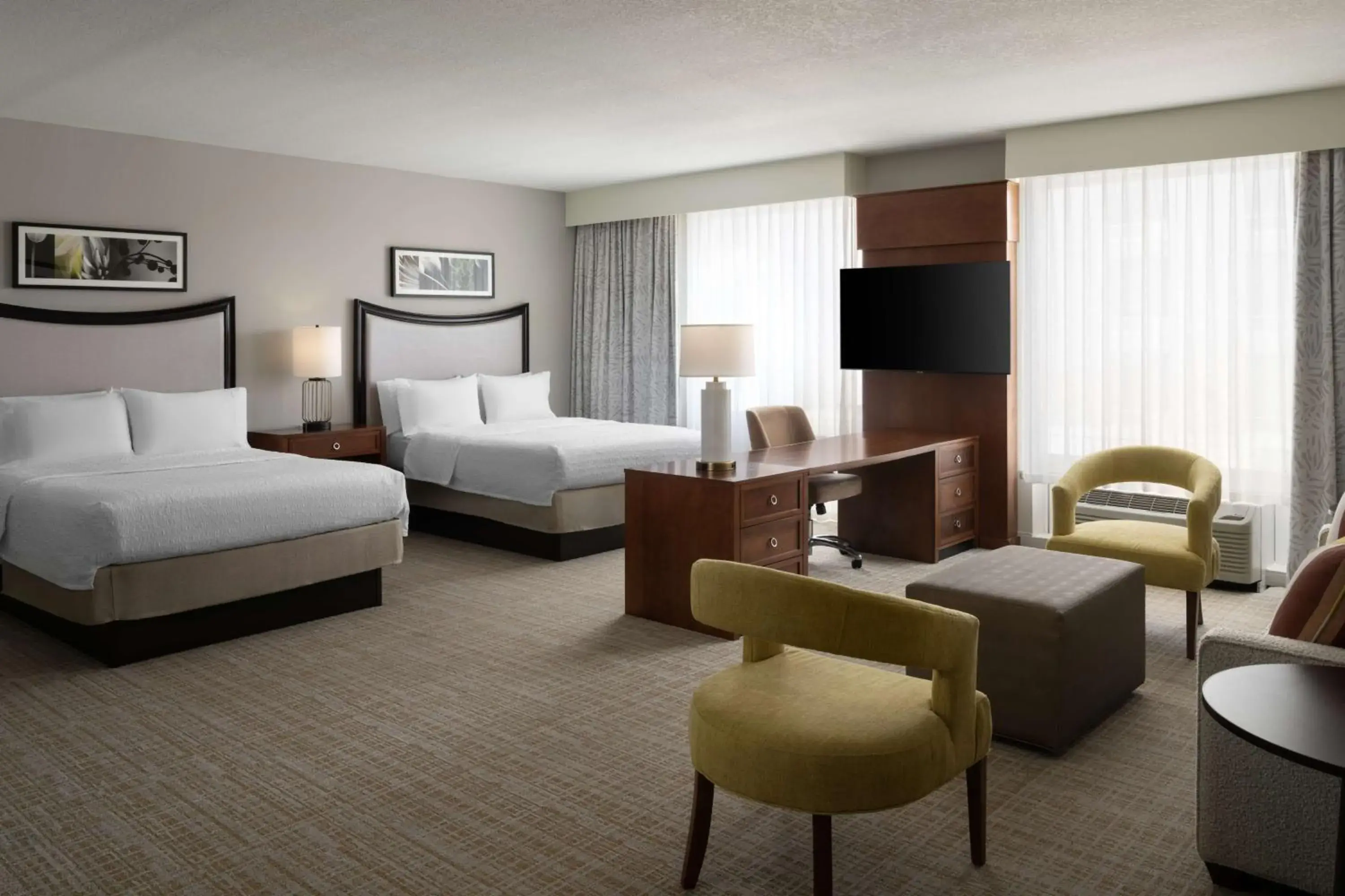 Queen Suite with Two Queen Beds - Non-Smoking in Hampton Inn & Suites Orlando/Downtown South - Medical Center Queen Suite with Two Queen Beds - Non-Smoking in Hampton Inn & Suites Orlando/Downtown South - Medical Center