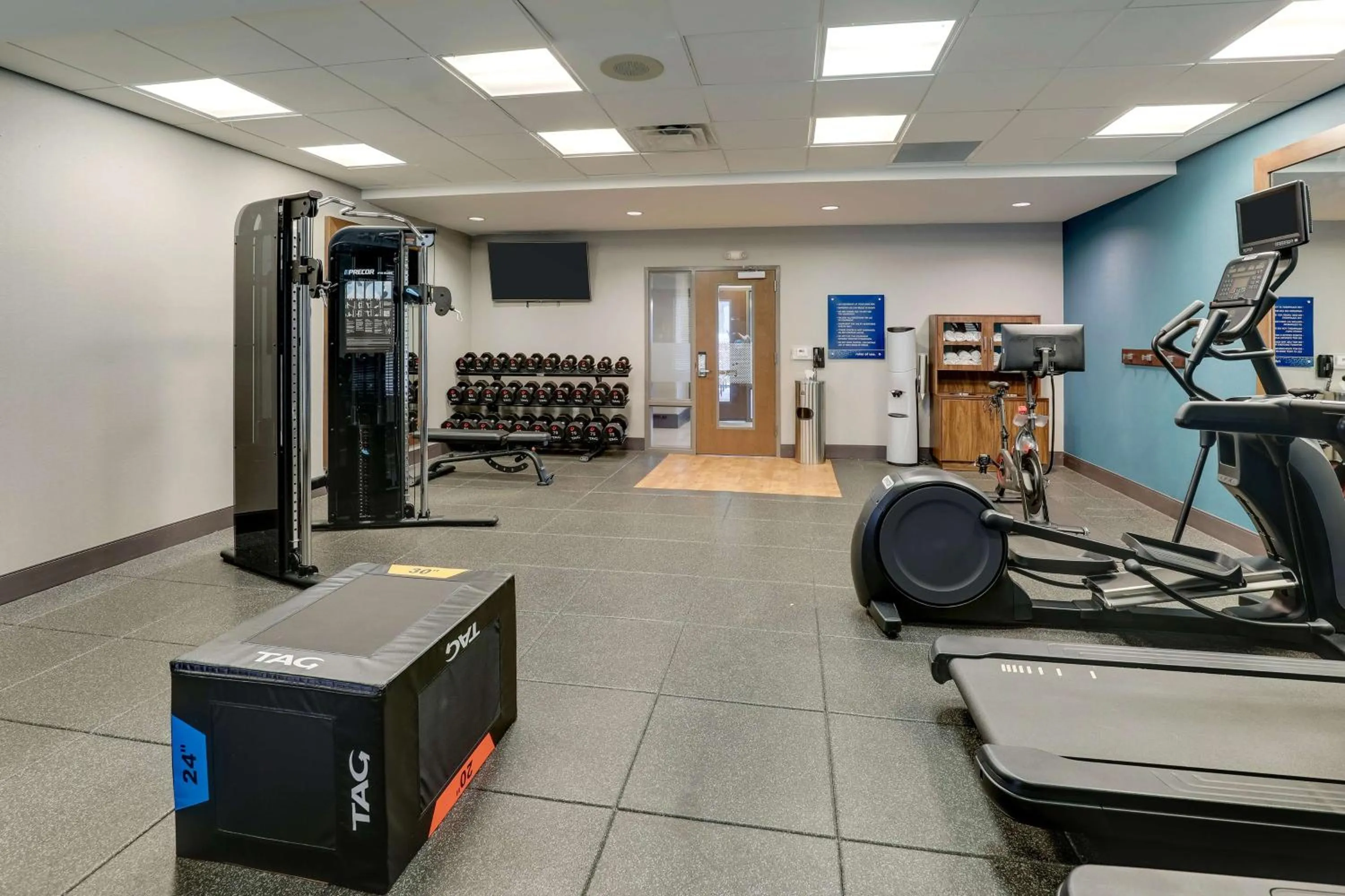 Fitness centre/facilities in Hampton Inn and Suites Rome, GA