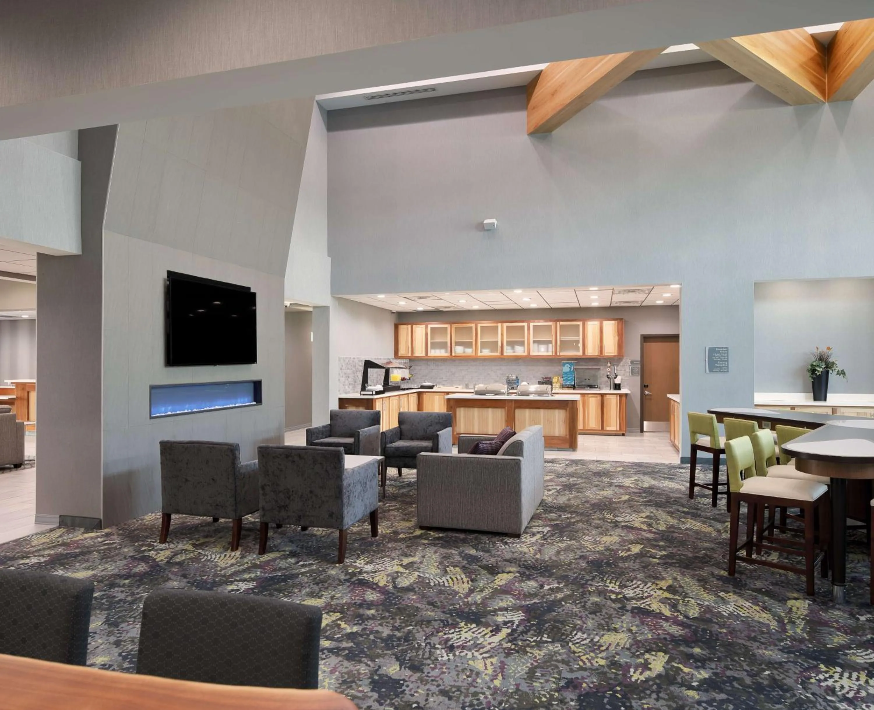 Lobby or reception in Homewood Suites By Hilton Topeka