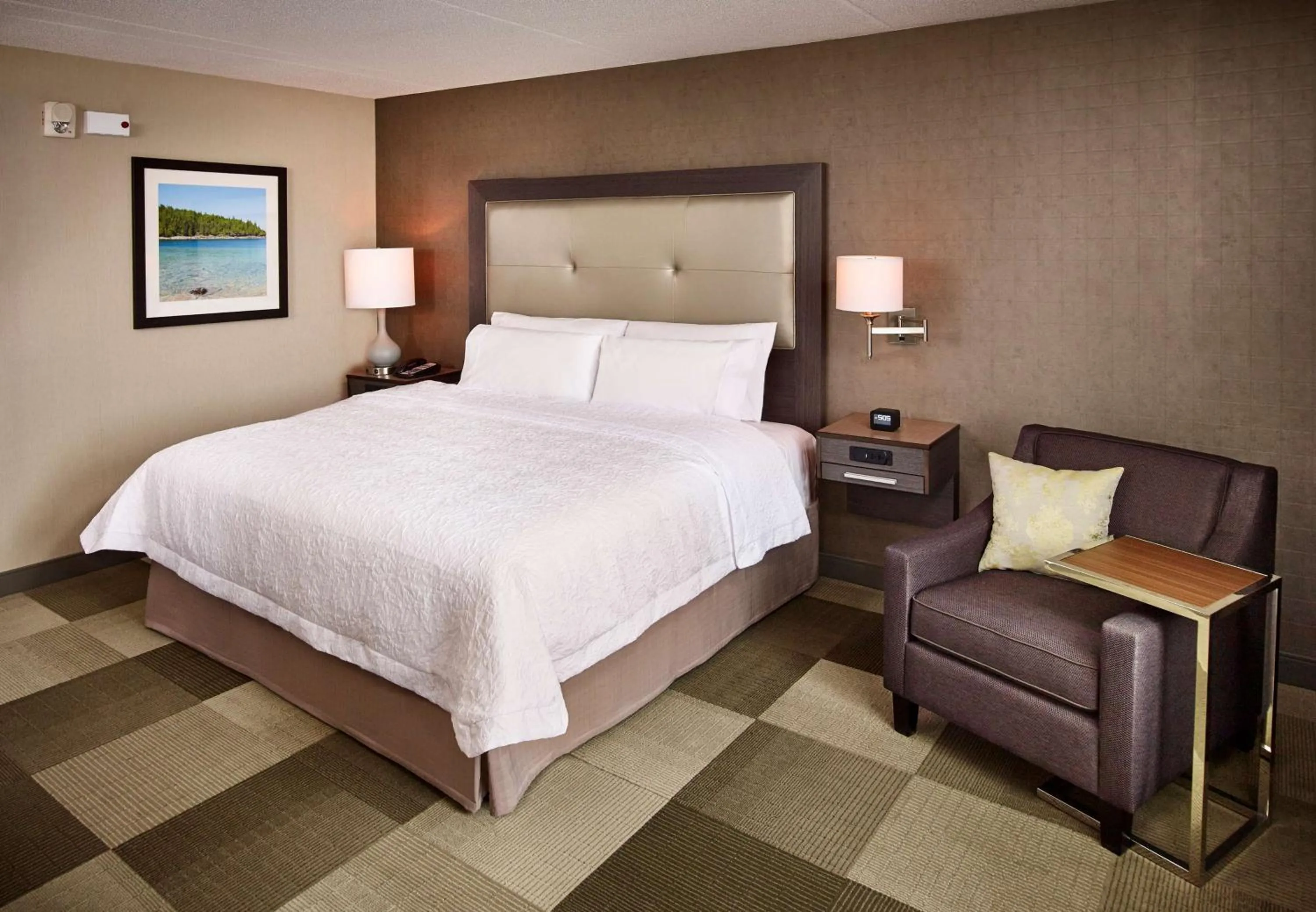 Bed in Hampton Inn by Hilton Sarnia/Point Edward