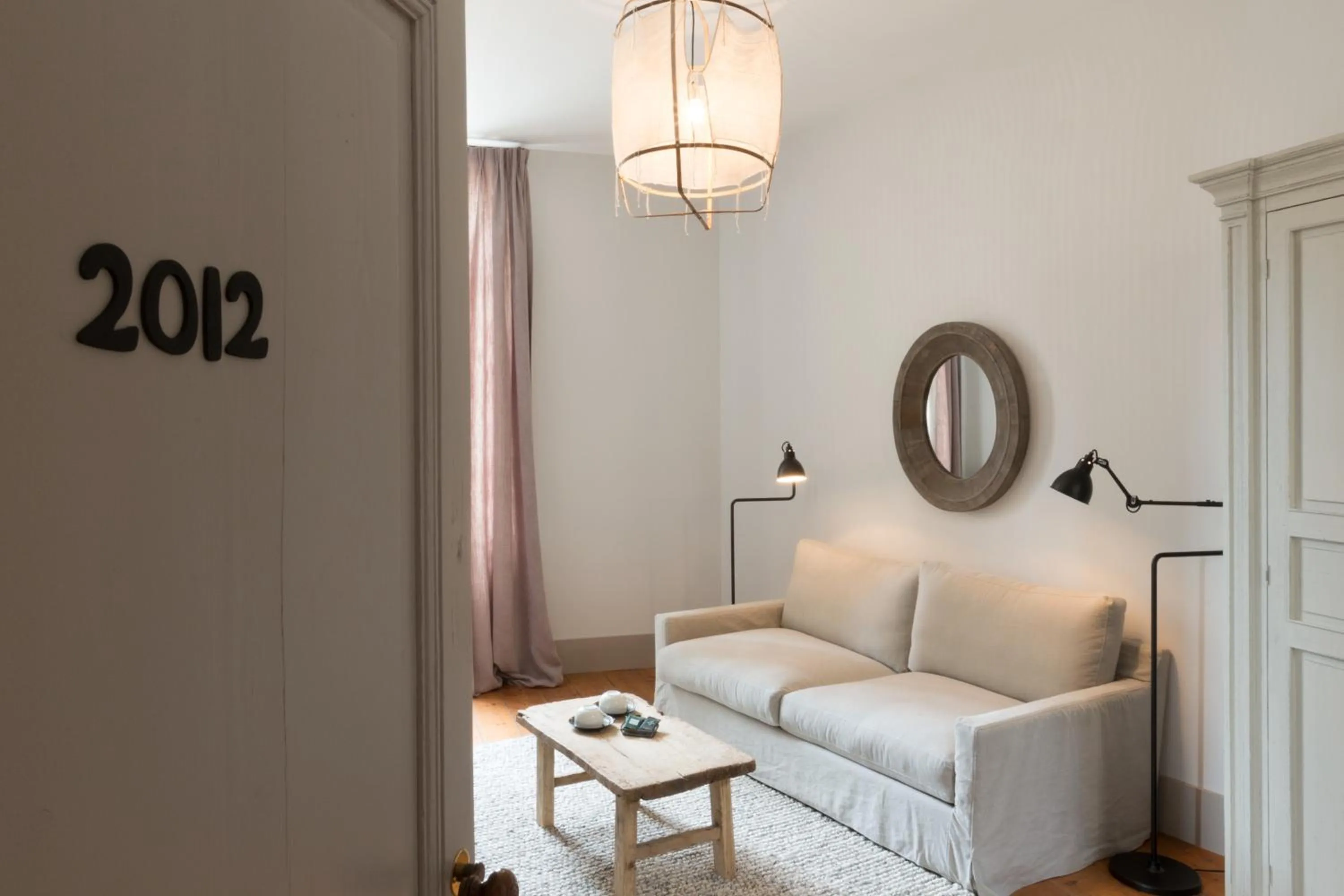 Living room in Logis de la Cadène