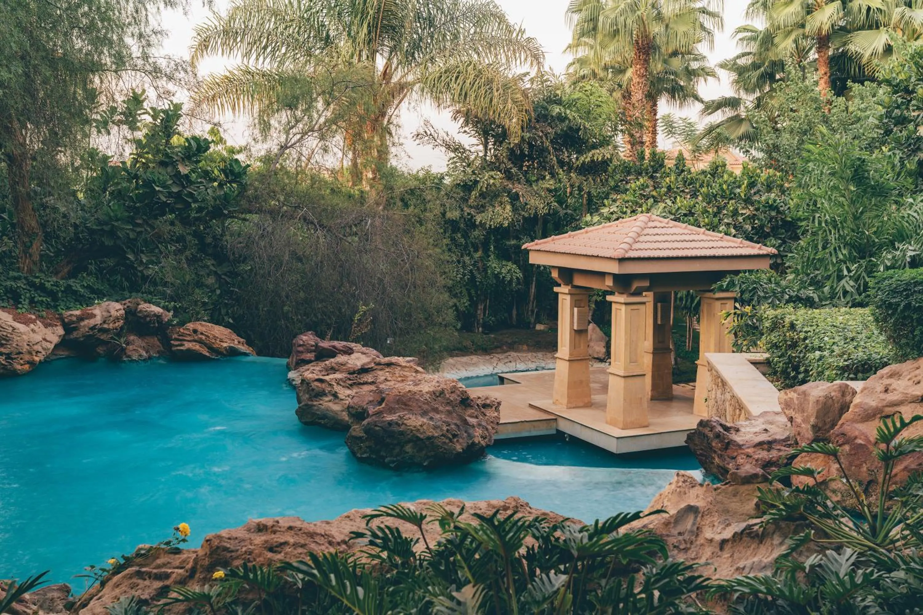 Garden in Dusit Thani LakeView Cairo