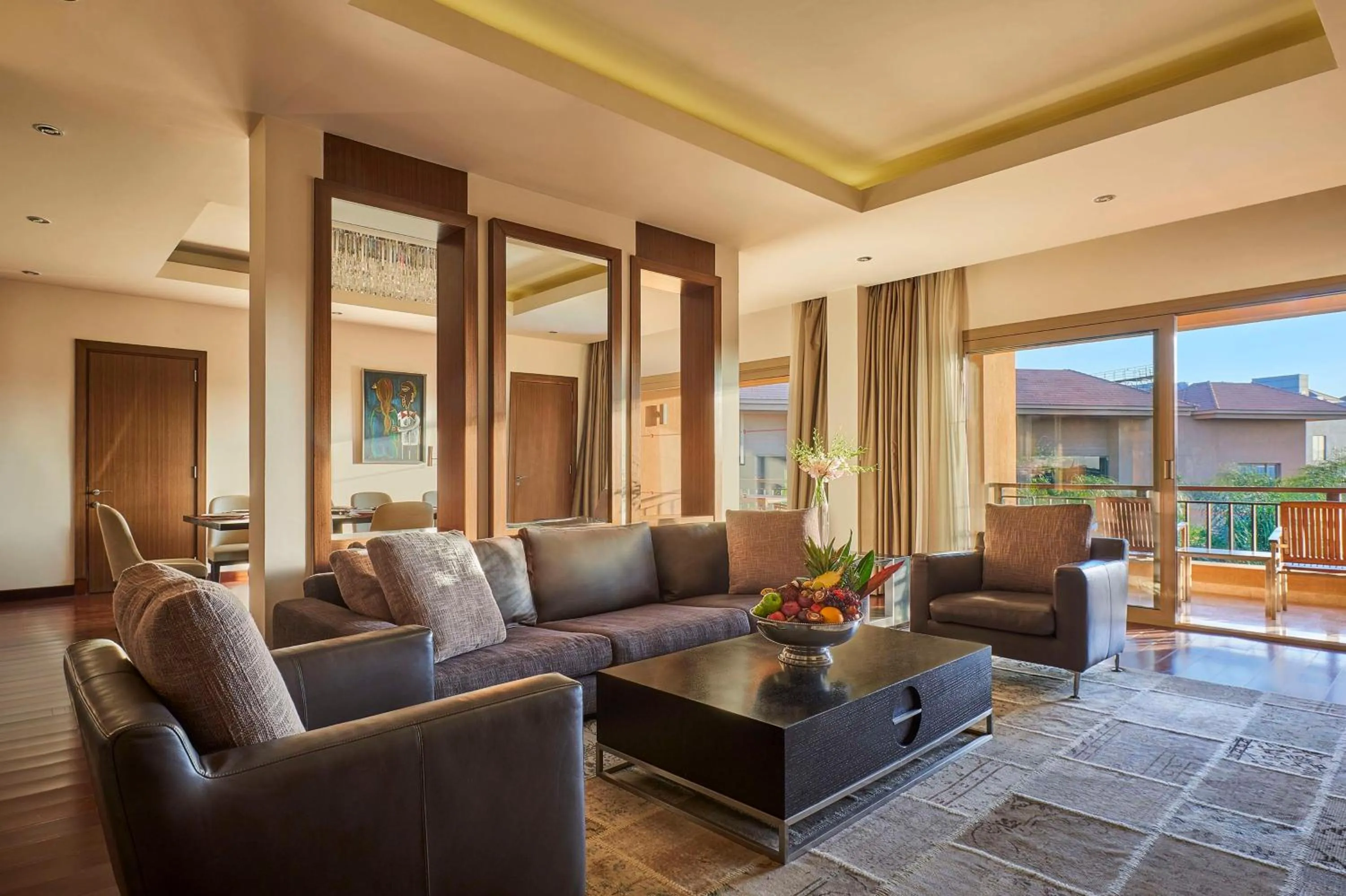 Living room in Dusit Thani LakeView Cairo