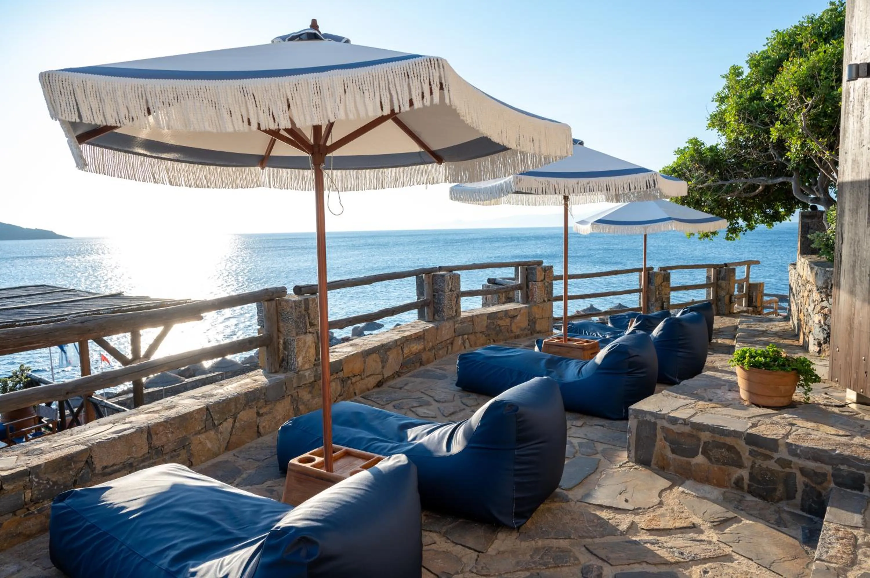 sunbed in Aquila Elounda Village Resort, Suites & Spa