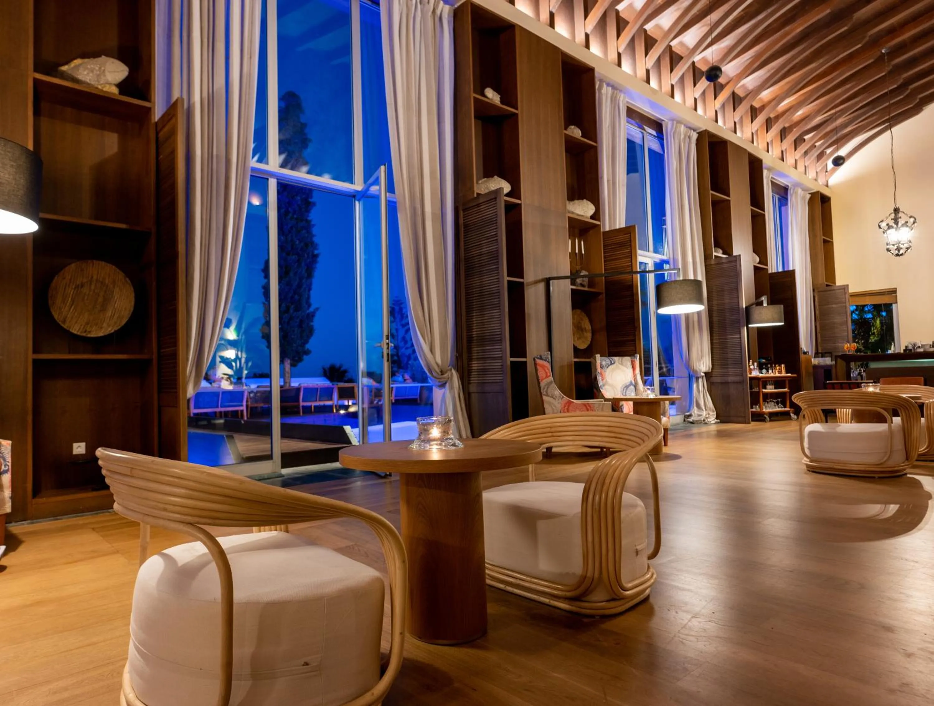 Lounge or bar in Aquila Elounda Village Resort, Suites & Spa