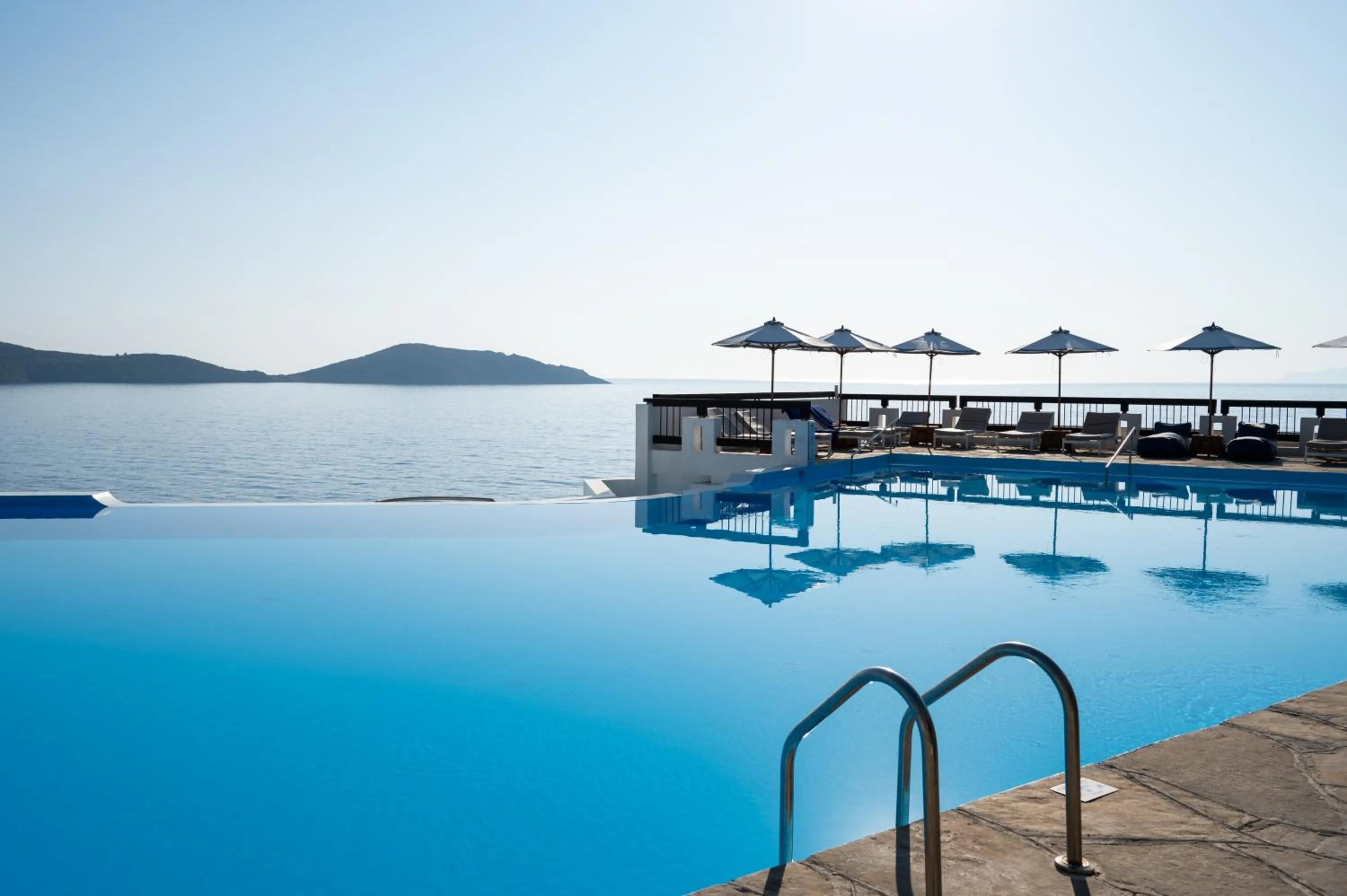 Pool view in Aquila Elounda Village Resort, Suites & Spa
