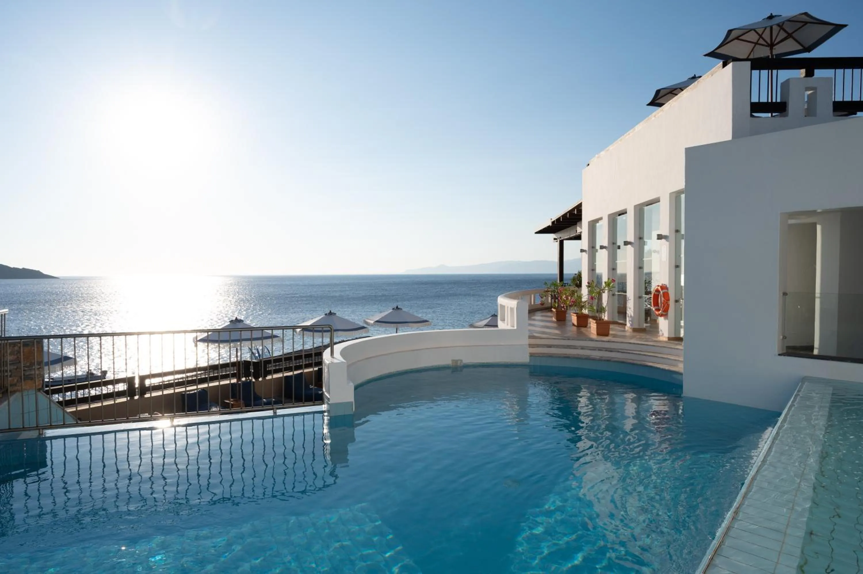 Swimming pool in Aquila Elounda Village Resort, Suites & Spa