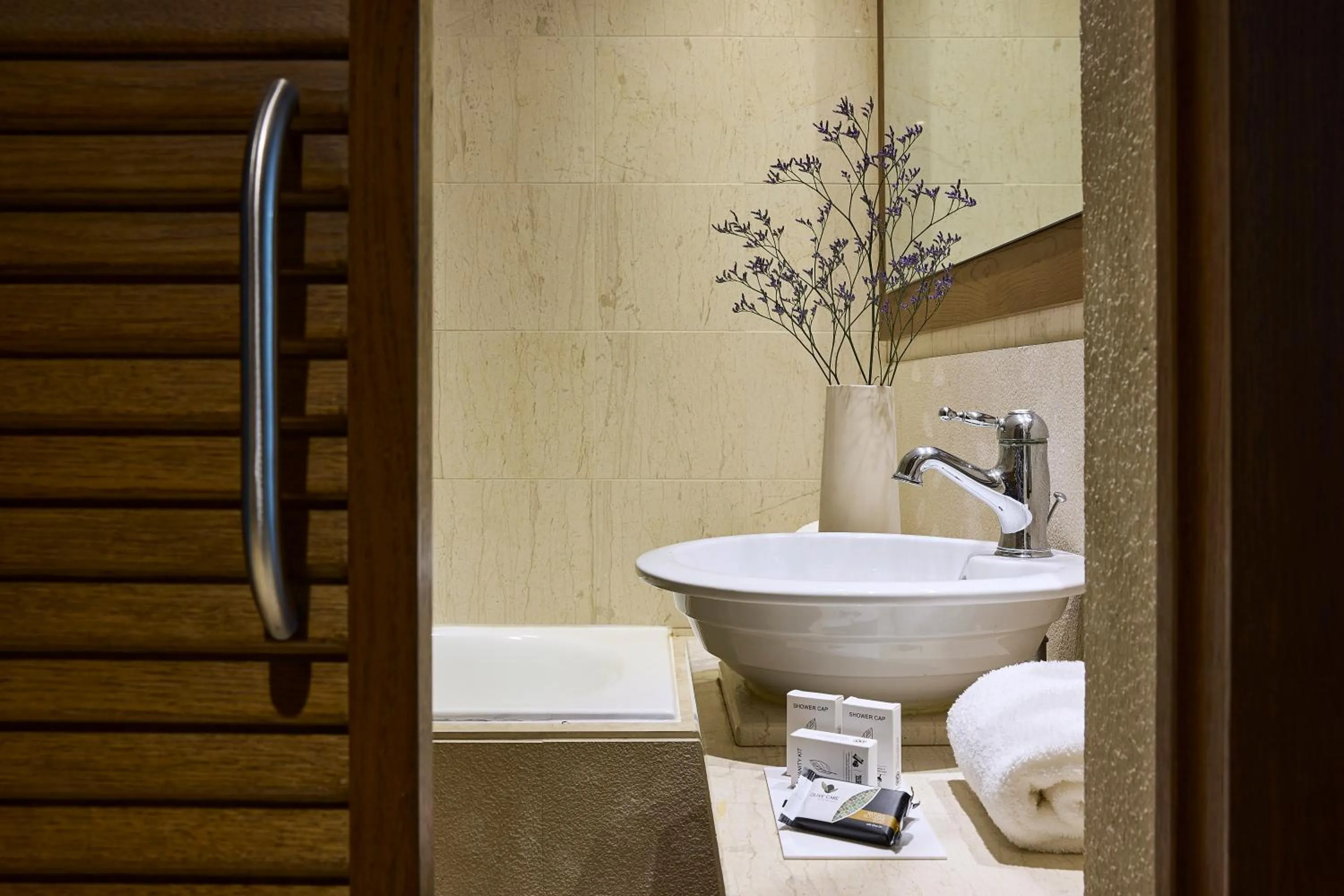 Bathroom in Aquila Elounda Village Resort, Suites & Spa