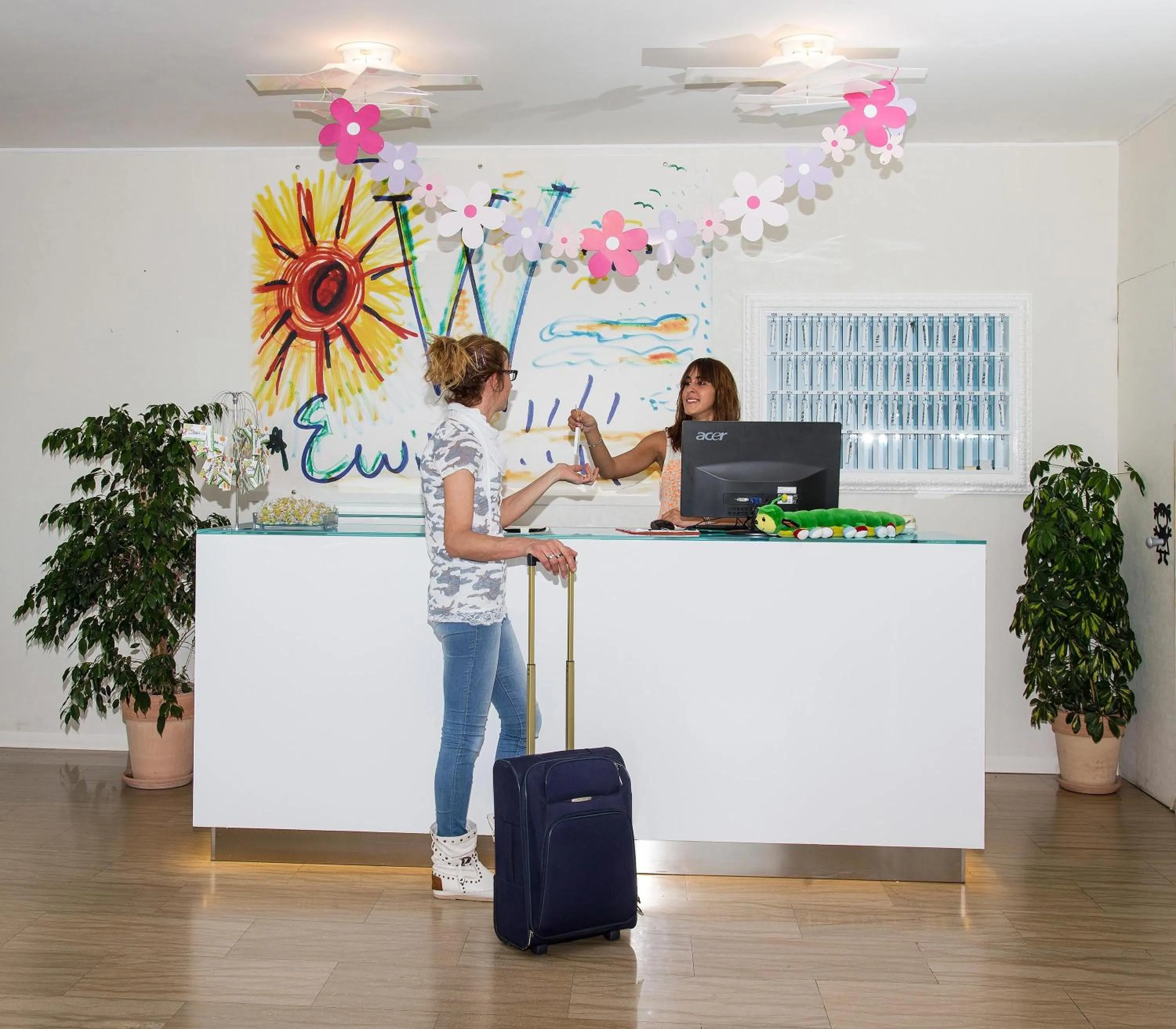 Lobby or reception in Hotel Adelphi