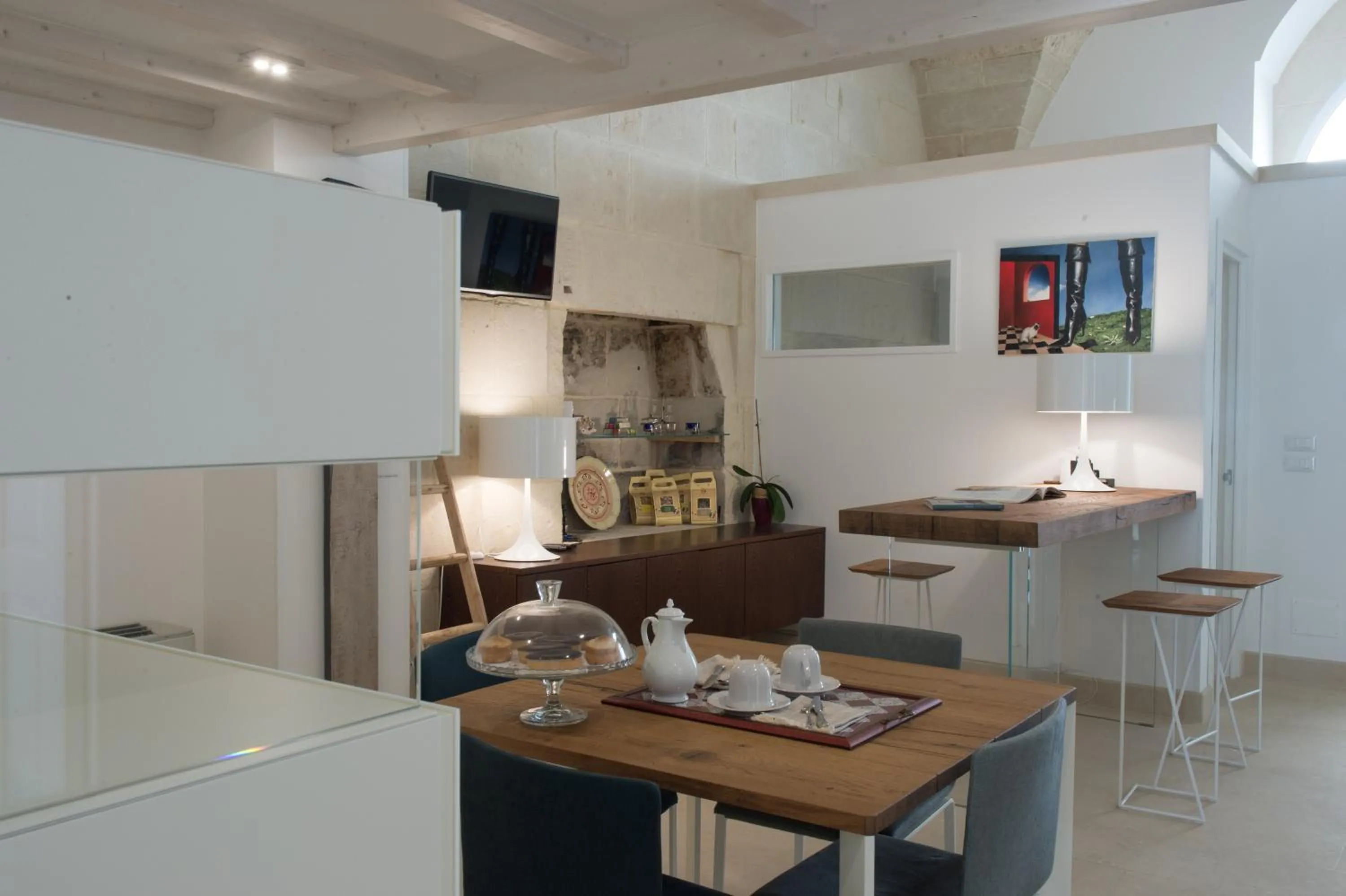 Lobby or reception in Corte Campanile Boutique B&B