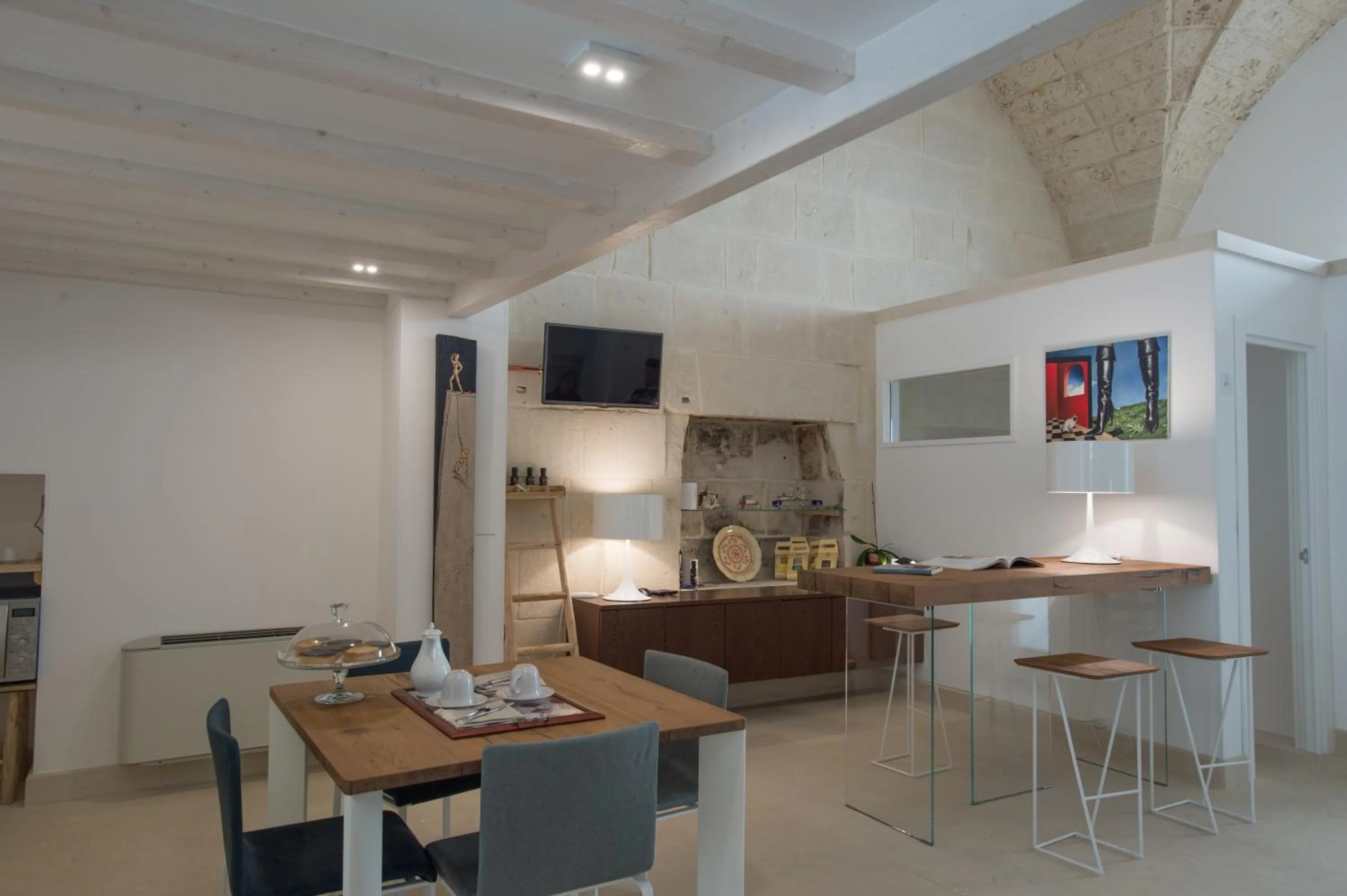 Lobby or reception in Corte Campanile Boutique B&B