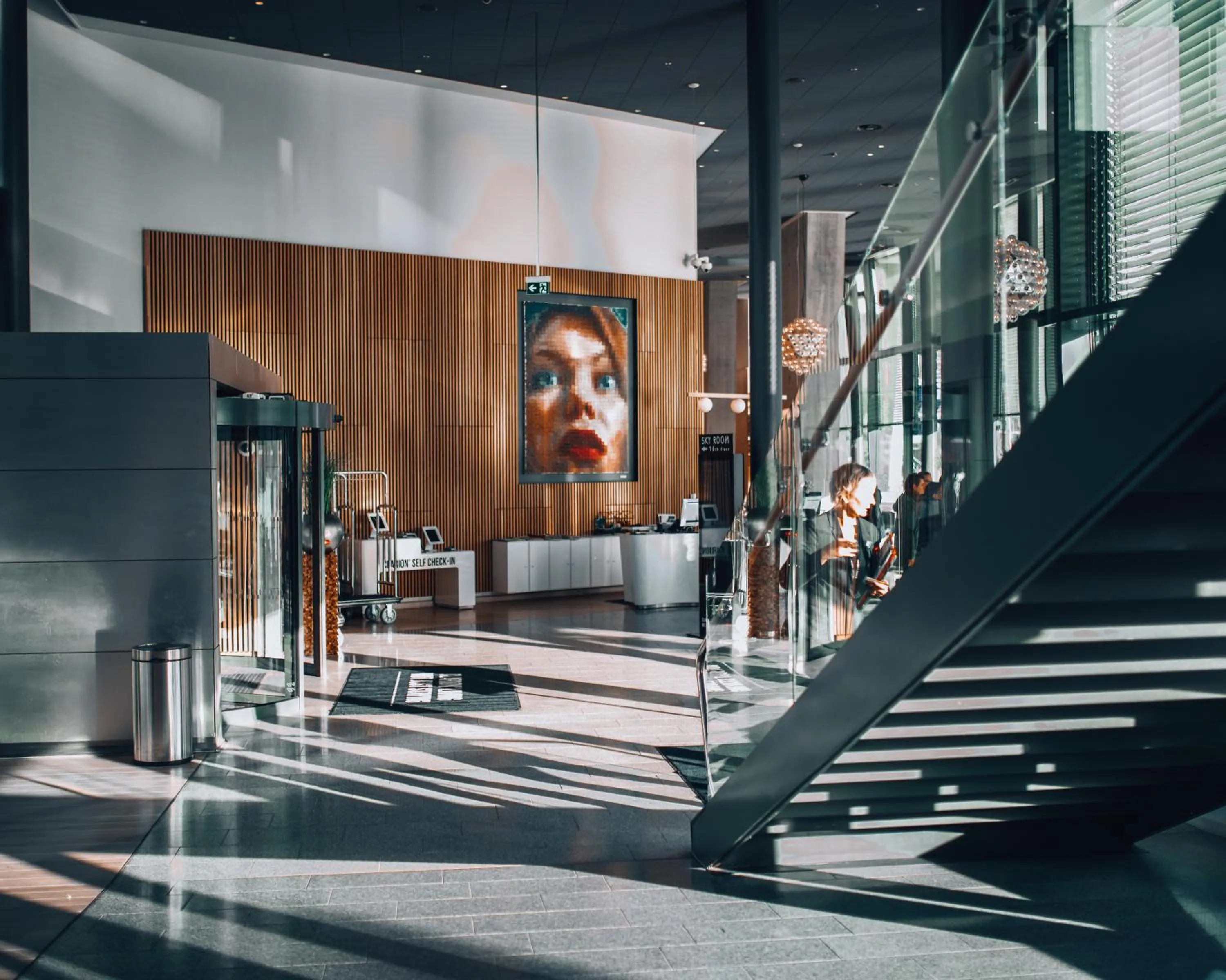 Lobby or reception in Clarion Hotel Helsinki