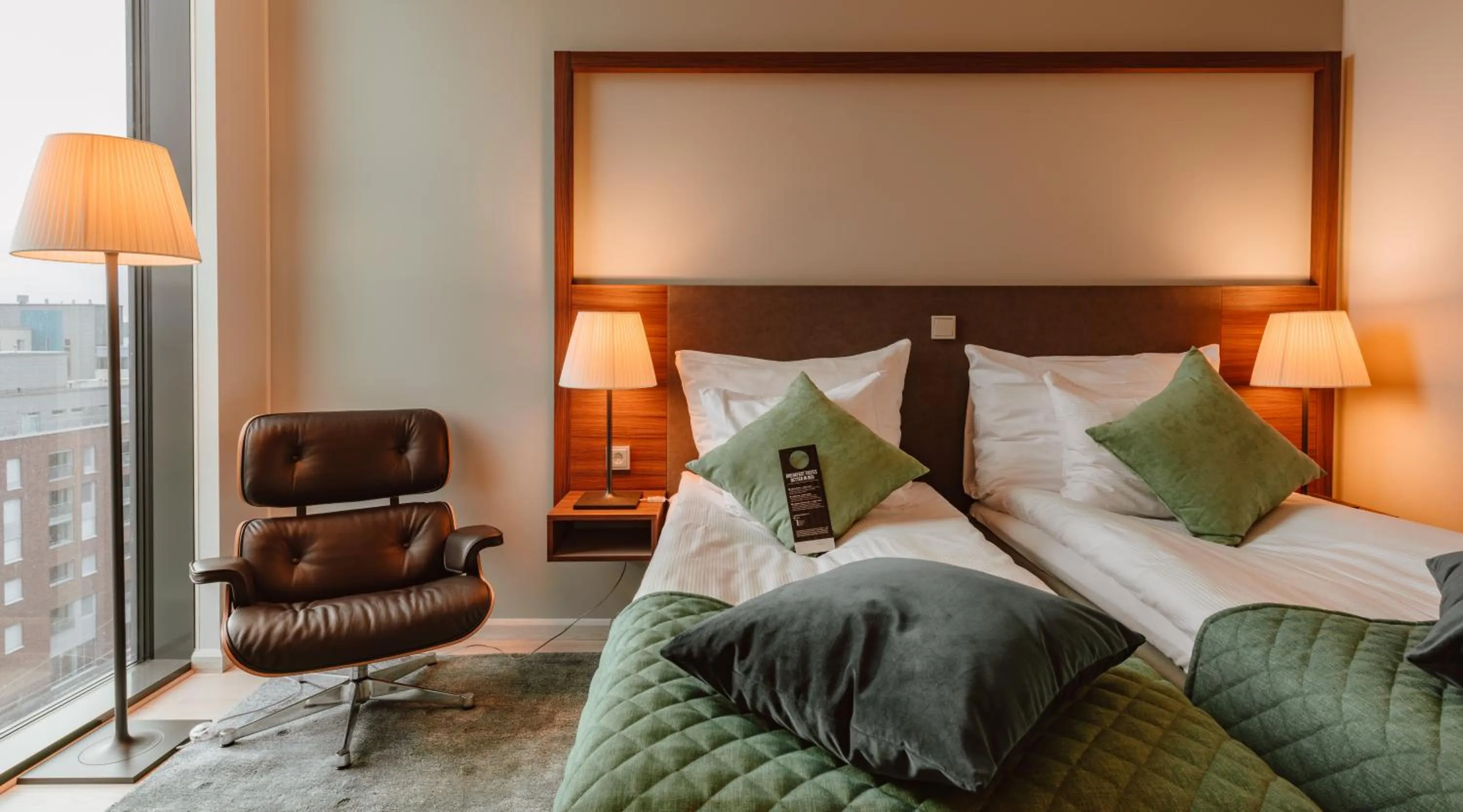 Bed in Clarion Hotel Helsinki