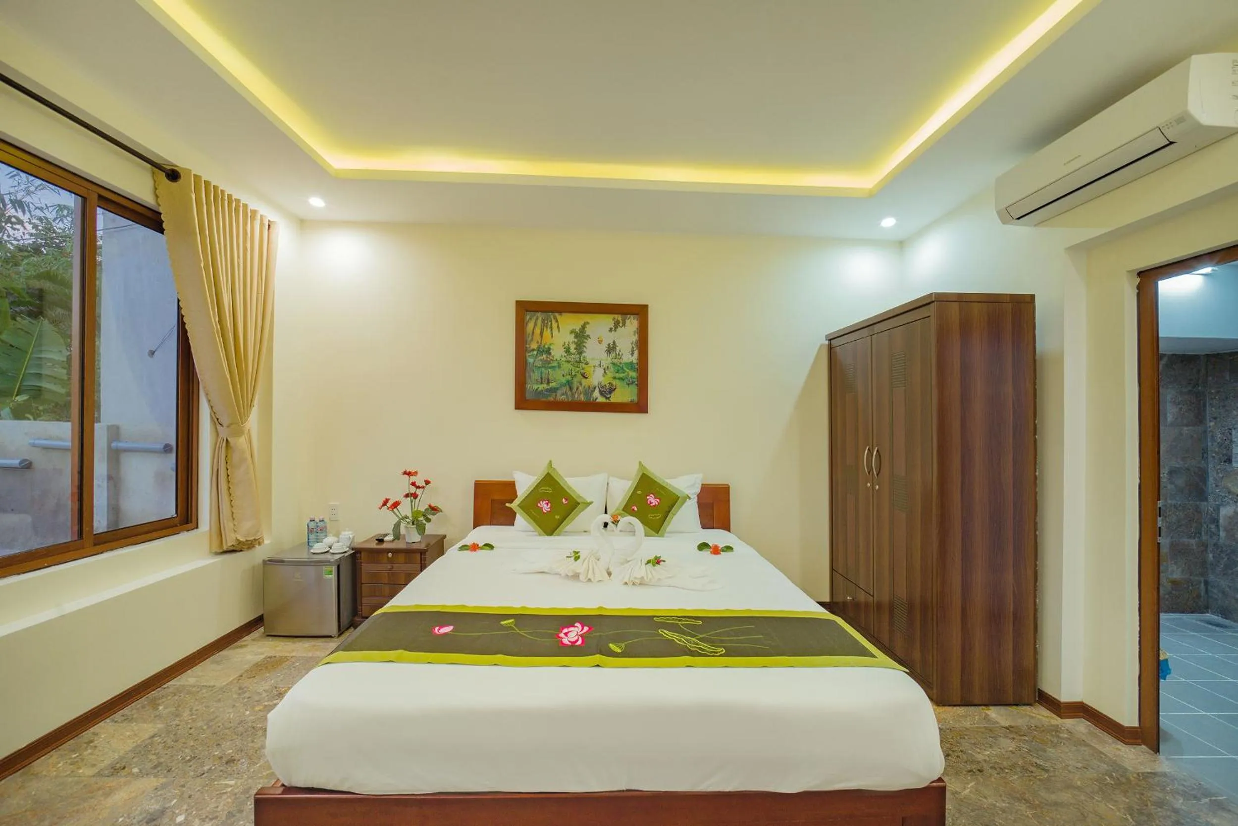 Bed in Herbal Tea Homestay