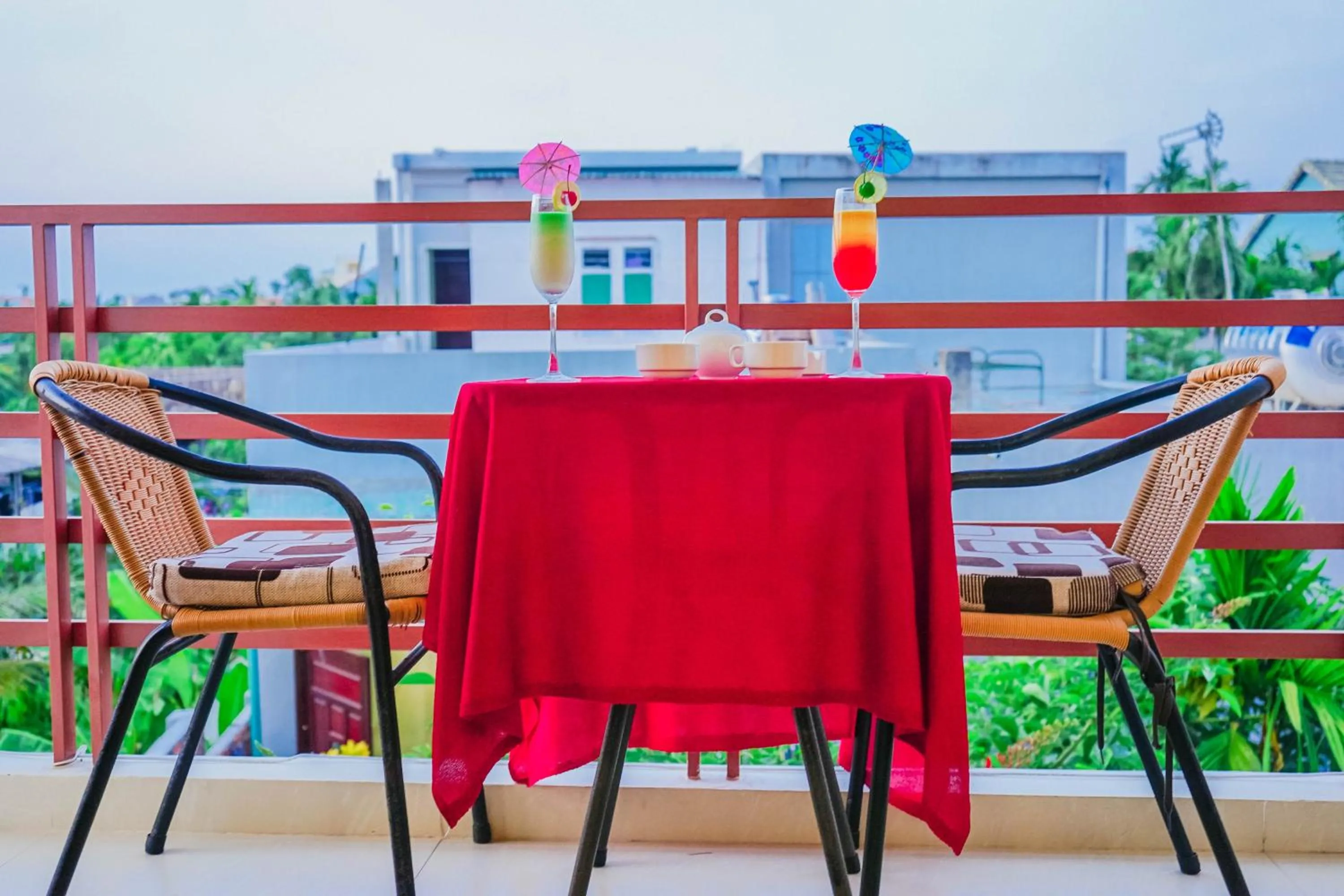 Balcony/Terrace in Herbal Tea Homestay