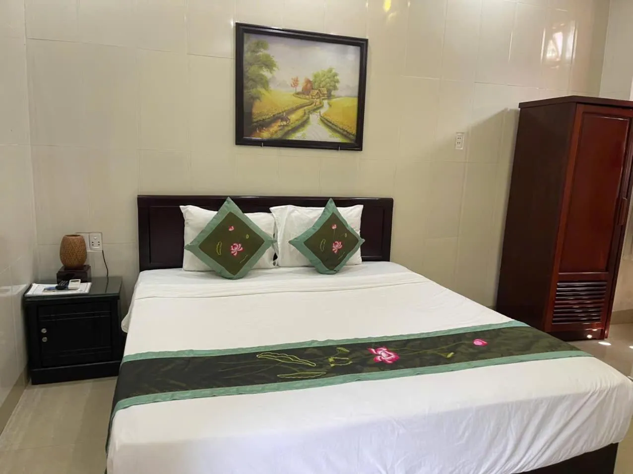 Bed in Herbal Tea Homestay