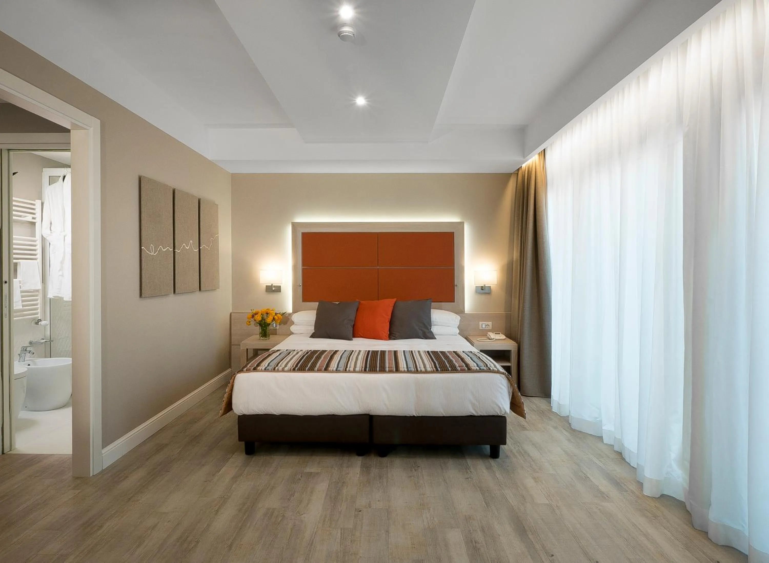 Bedroom, Bed in Hotel Villa Maria Regina