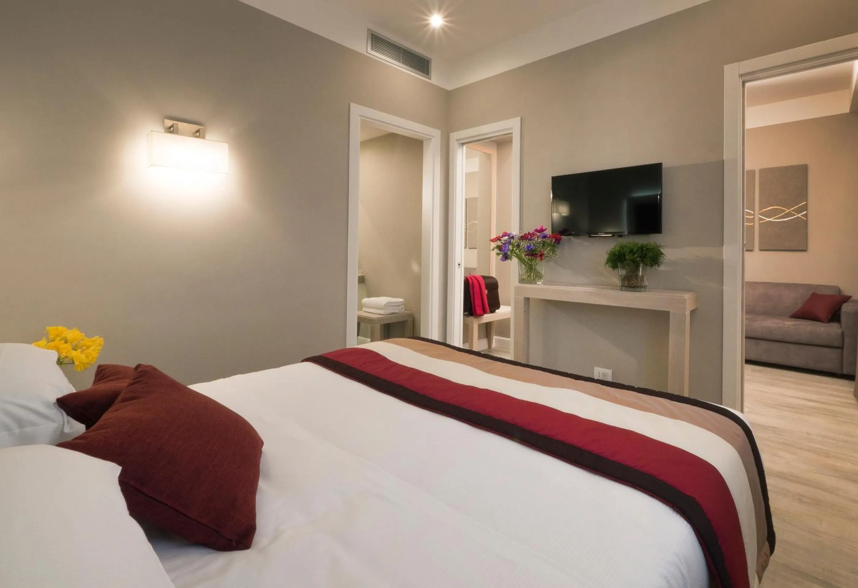 Bedroom, Bed in Hotel Villa Maria Regina