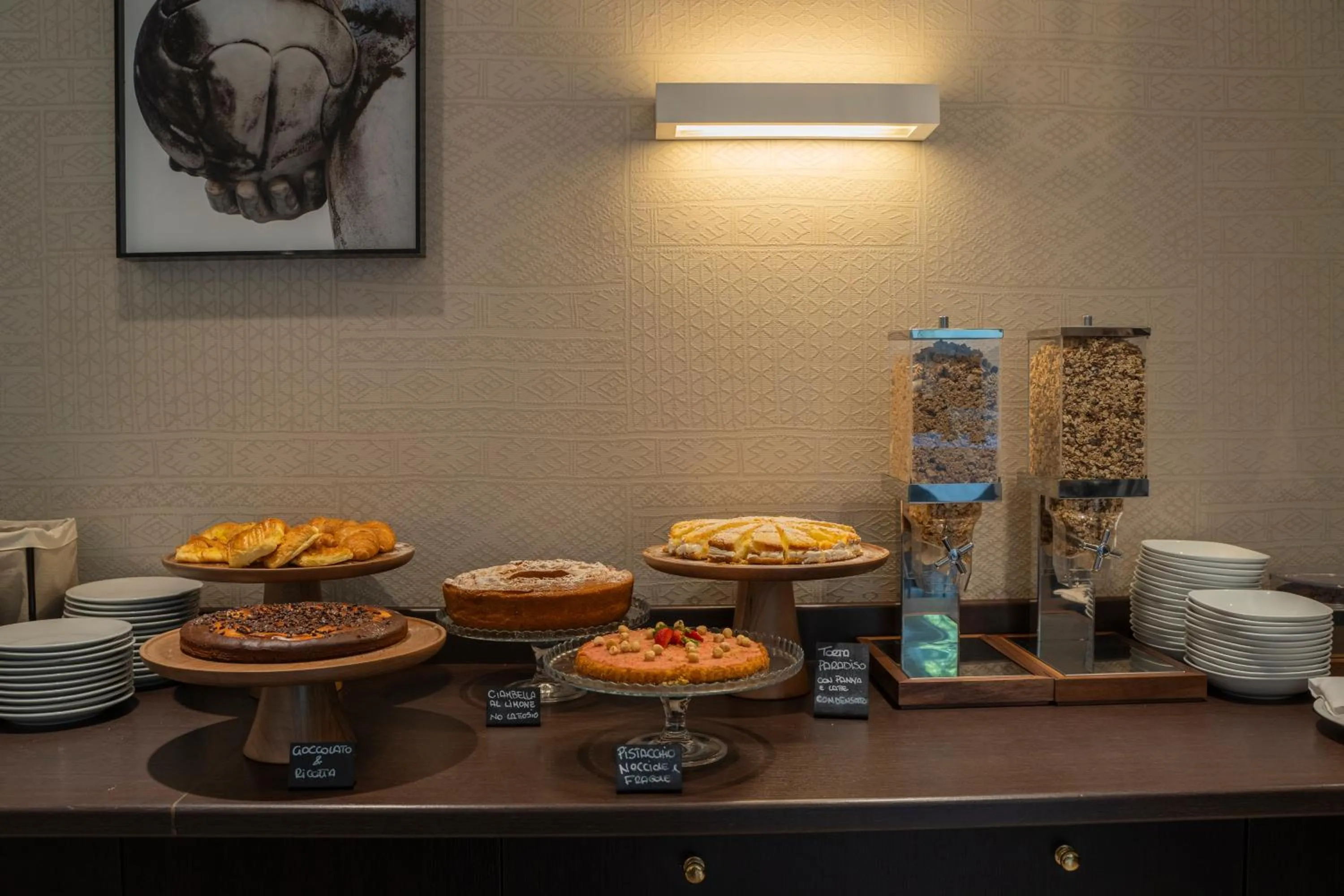 Buffet breakfast in Hotel Villa Maria Regina